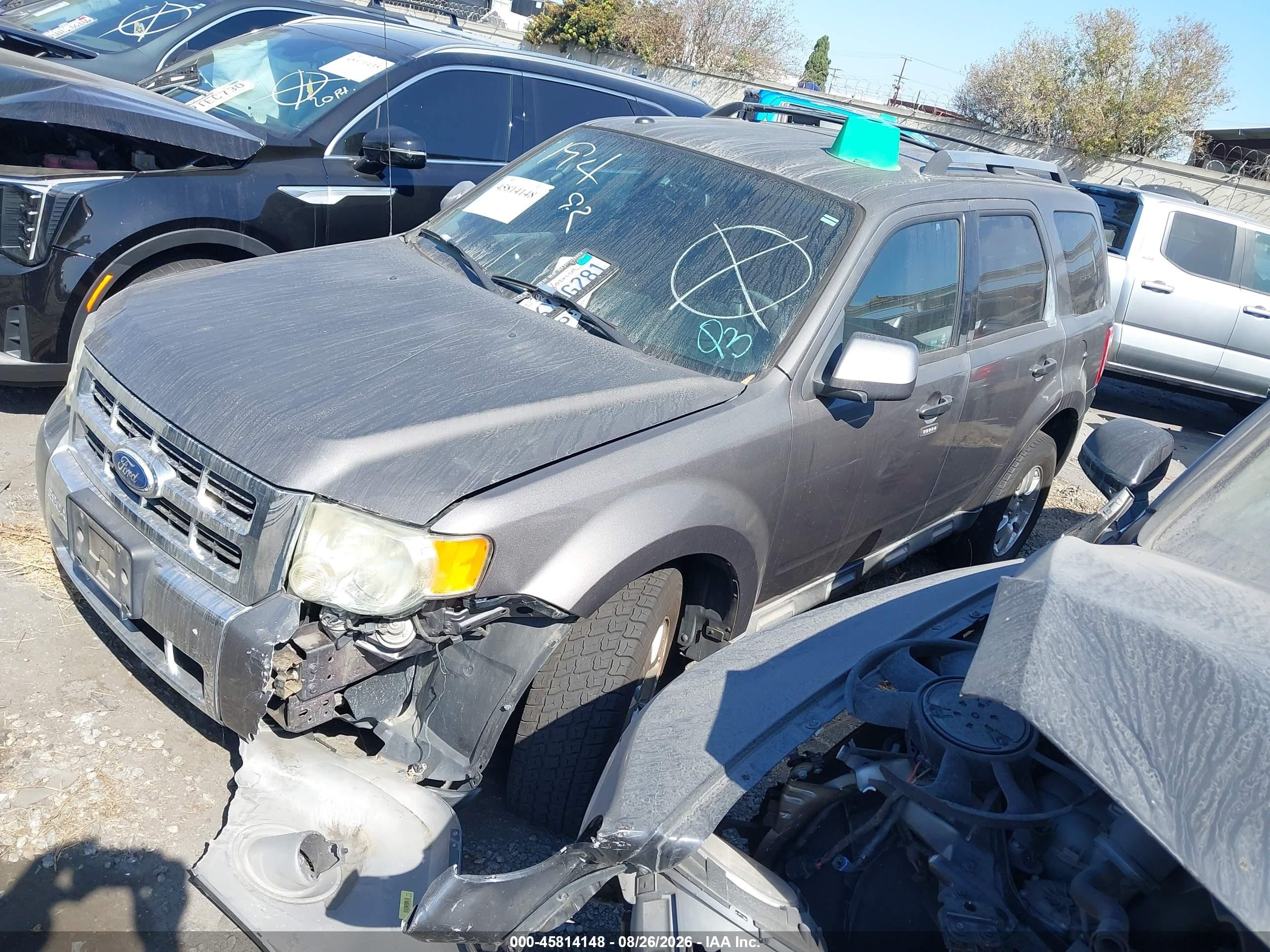 2012 Ford Escape Limited Gray vin: 1FMCU0EG9CKA16435