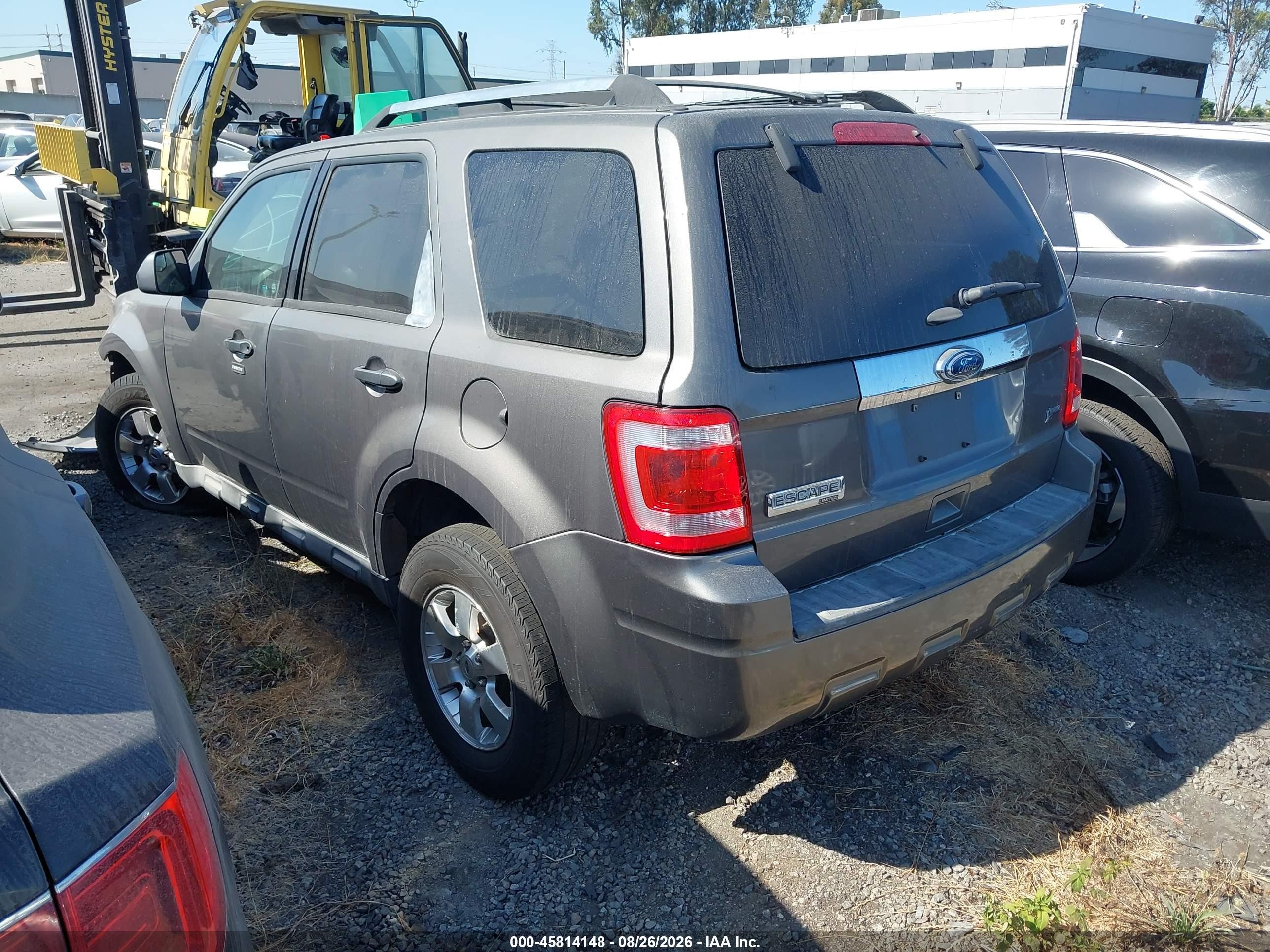2012 Ford Escape Limited Gray vin: 1FMCU0EG9CKA16435