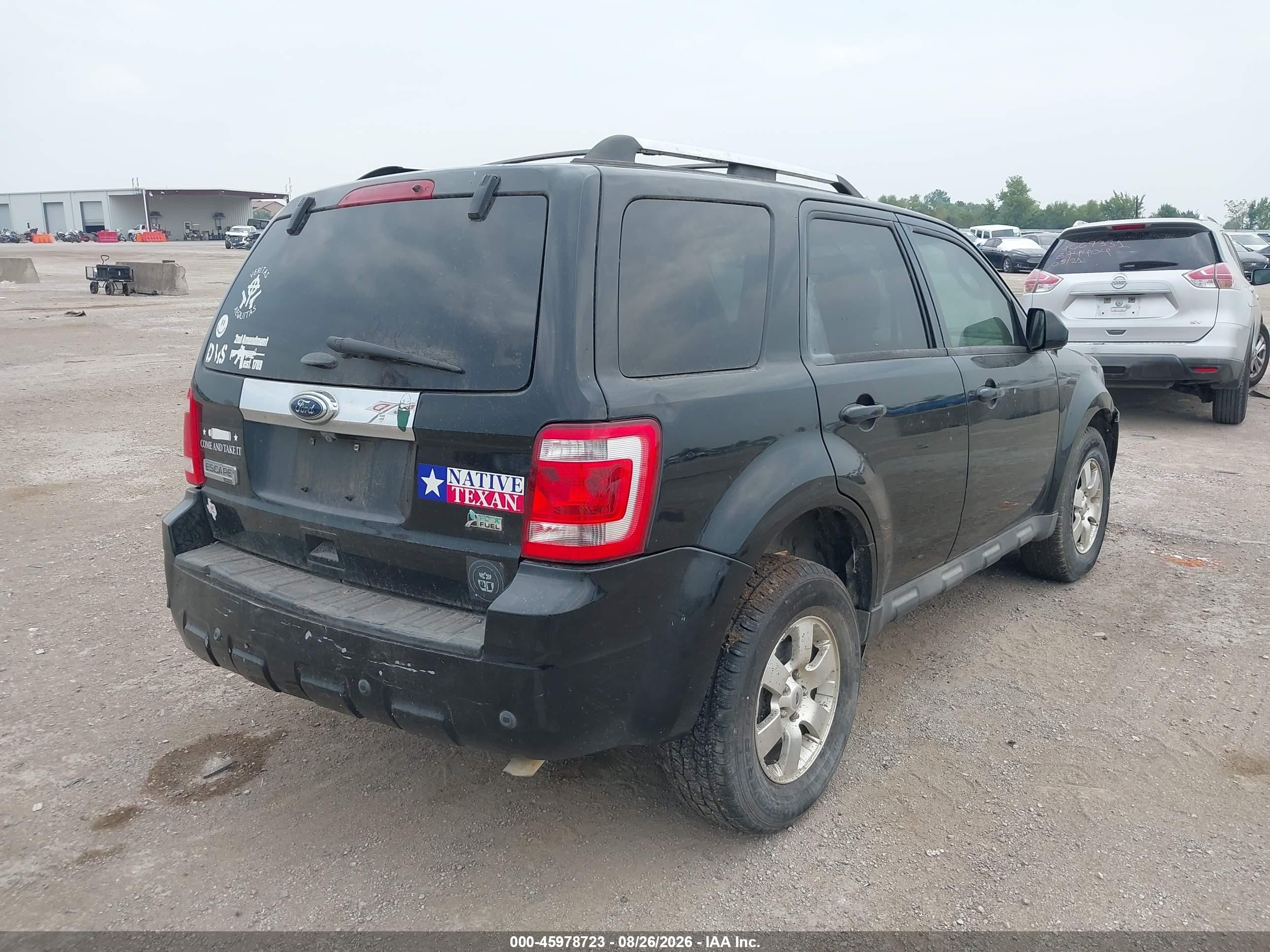2012 Ford Escape Limited Black vin: 1FMCU0EG9CKA83505