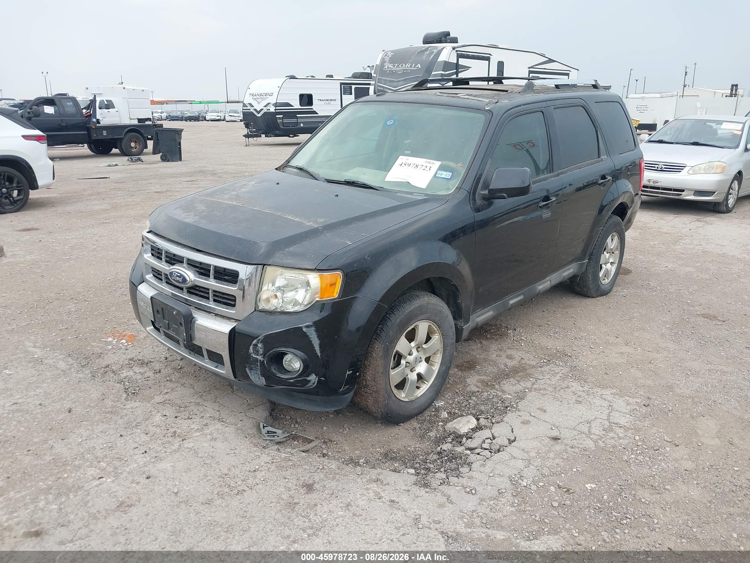 2012 Ford Escape Limited Black vin: 1FMCU0EG9CKA83505