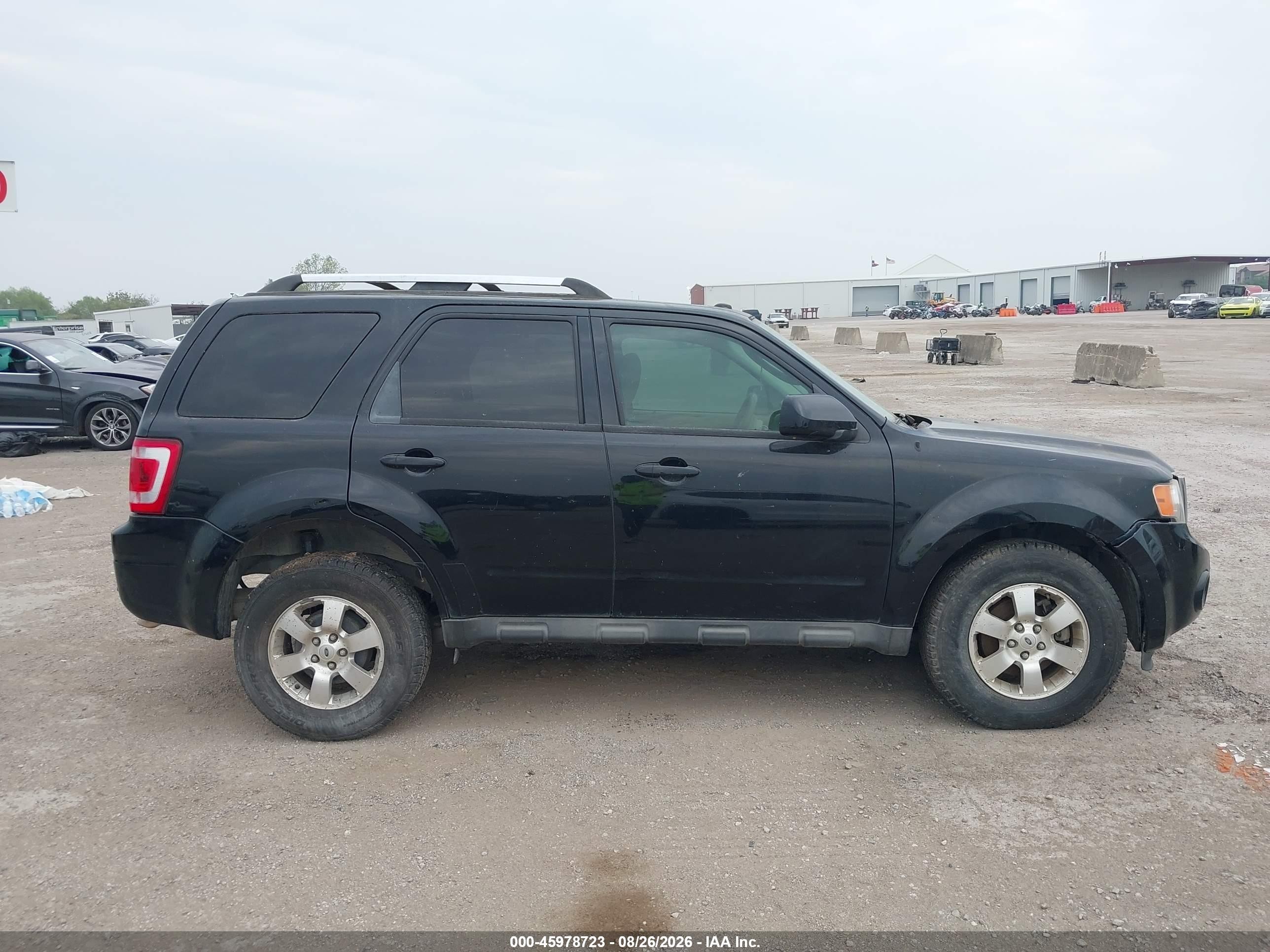 2012 Ford Escape Limited Black vin: 1FMCU0EG9CKA83505