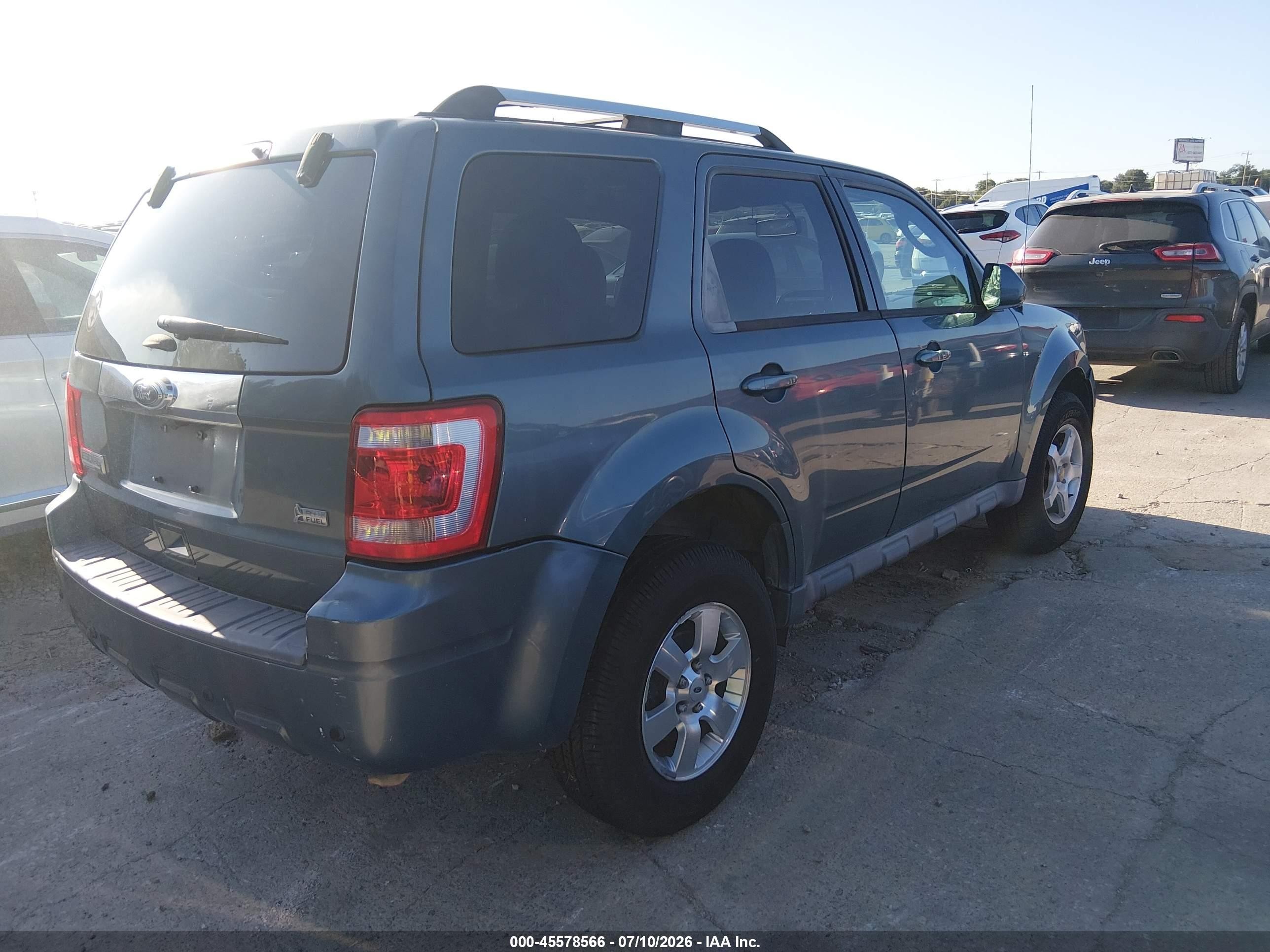 2012 Ford Escape Limited Синий vin: 1FMCU0EG9CKB02070