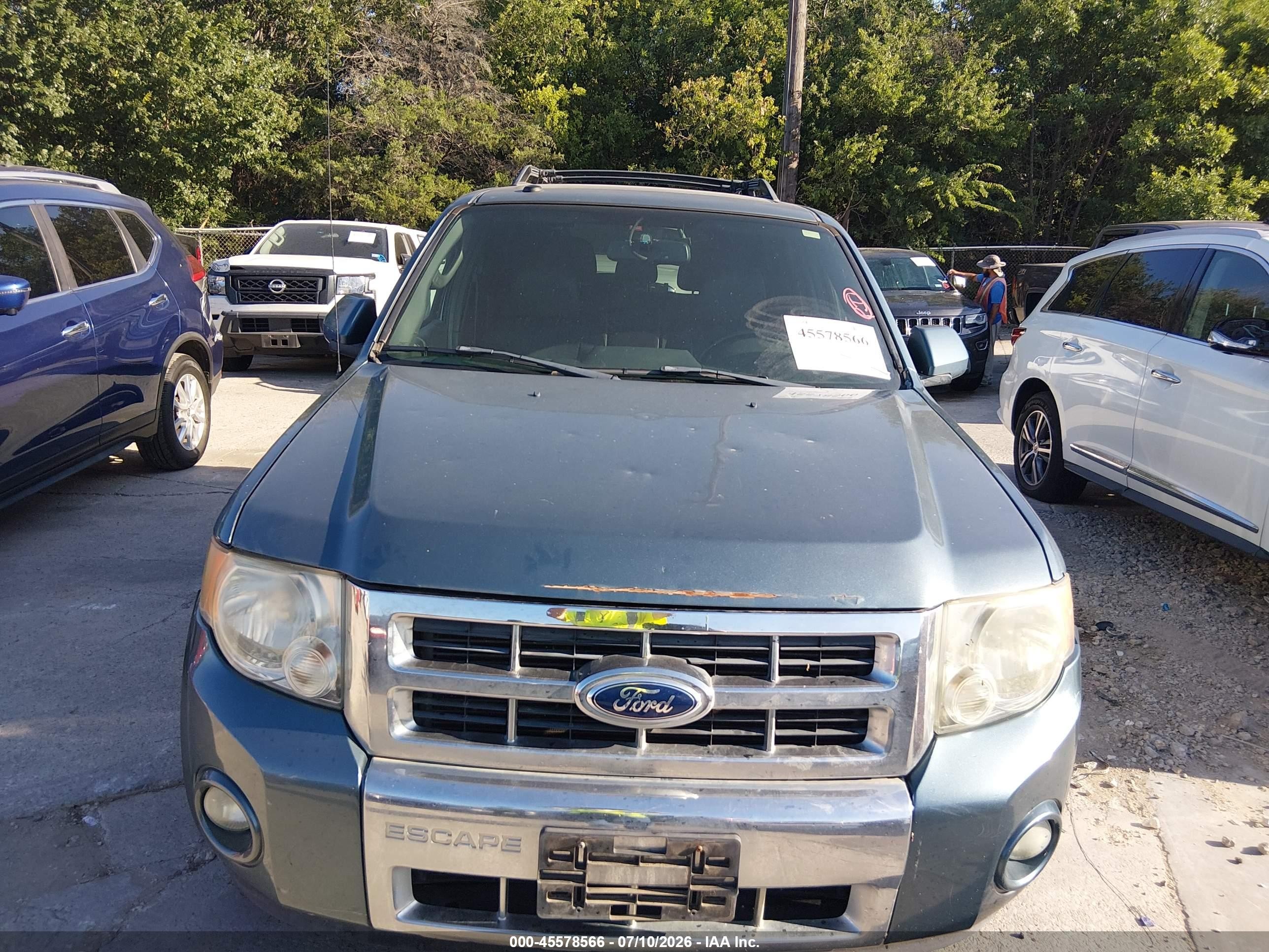 2012 Ford Escape Limited Синий vin: 1FMCU0EG9CKB02070