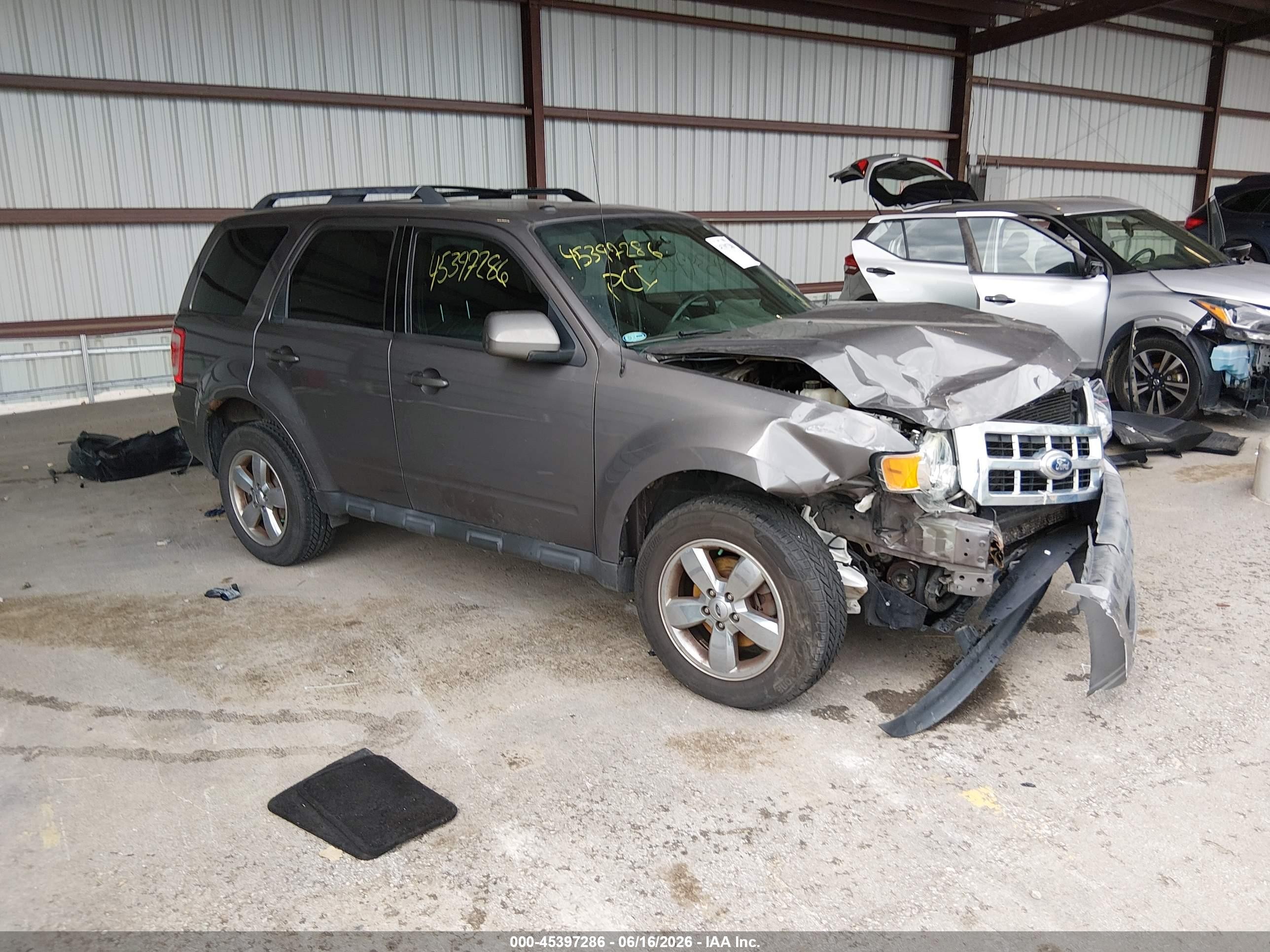 2012 Ford Escape Limited Серый vin: 1FMCU0EG9CKB31035