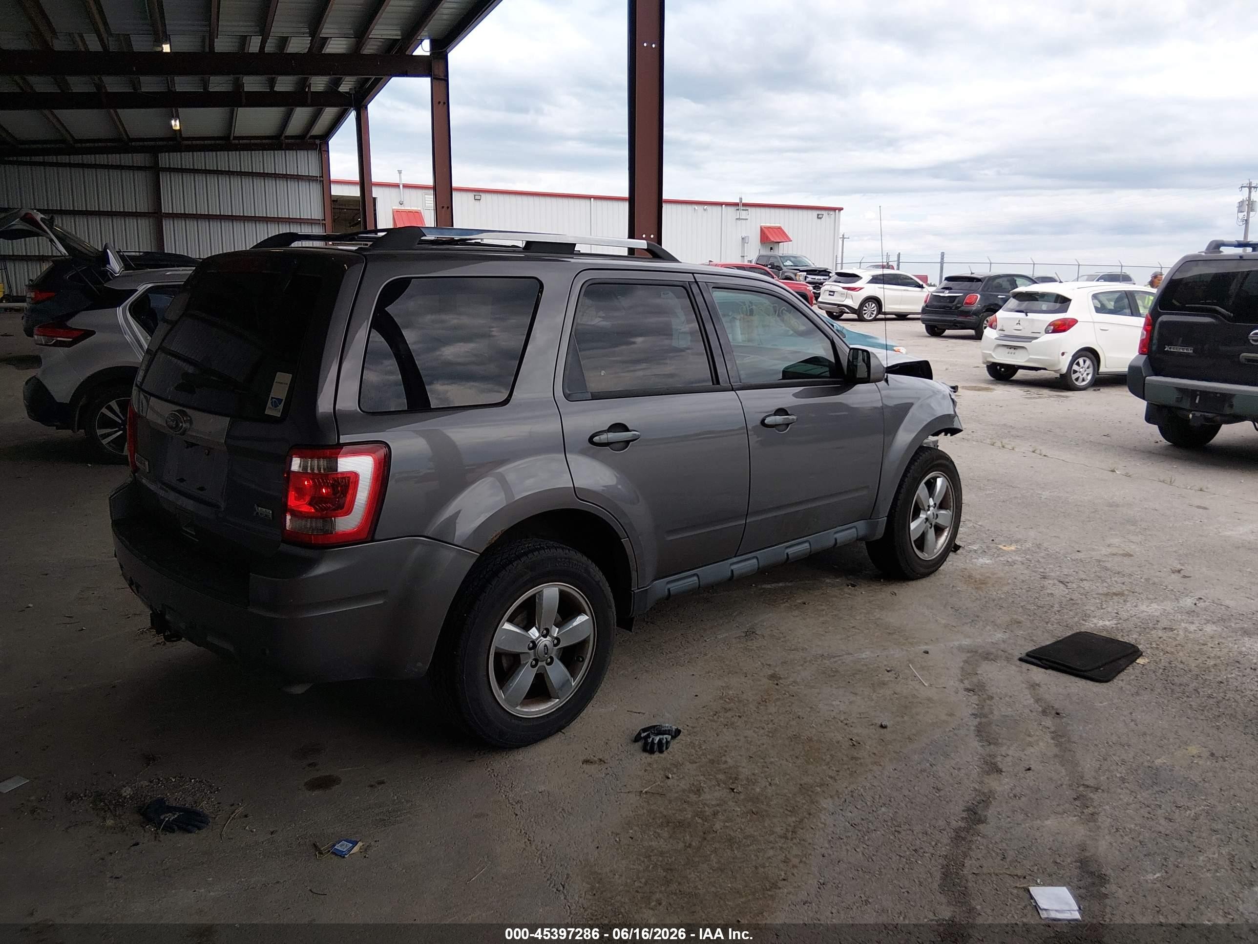 2012 Ford Escape Limited Gray vin: 1FMCU0EG9CKB31035