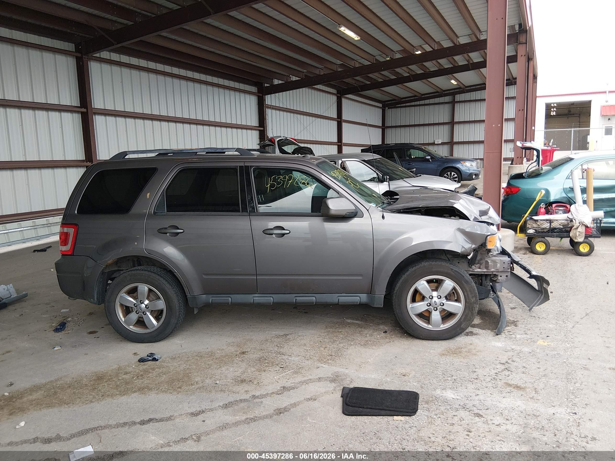 2012 Ford Escape Limited Gray vin: 1FMCU0EG9CKB31035