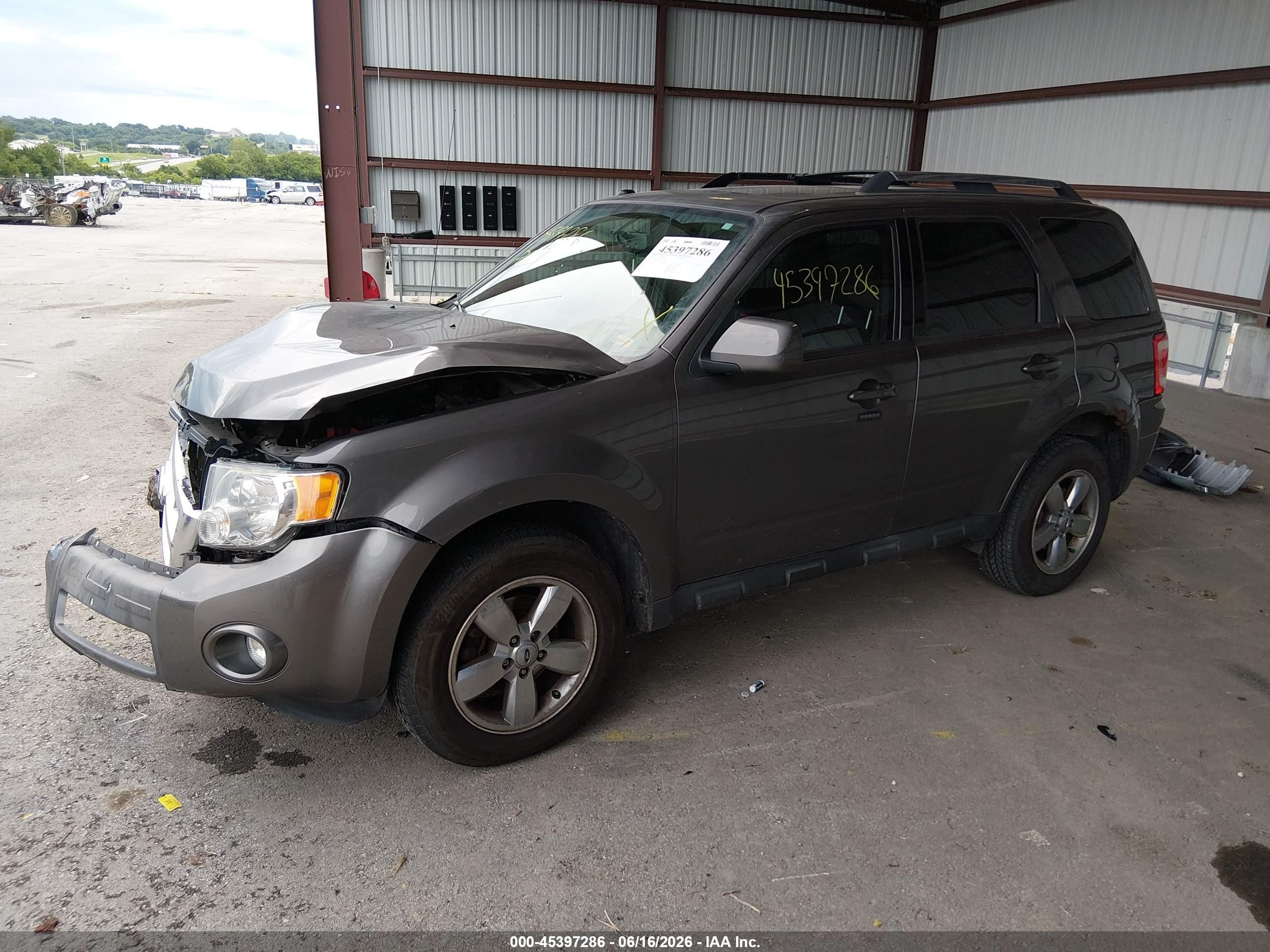 2012 Ford Escape Limited Gray vin: 1FMCU0EG9CKB31035