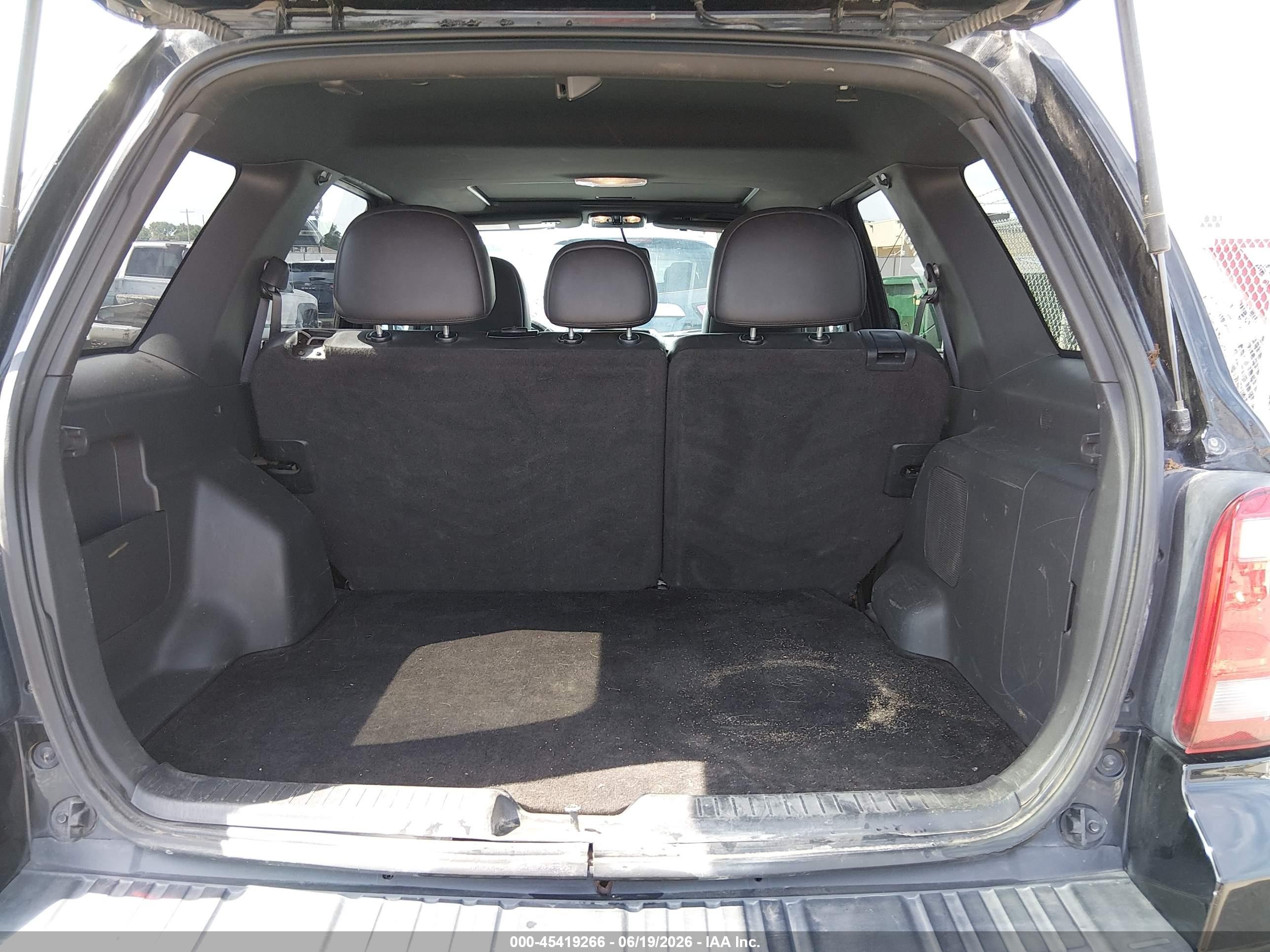 2012 Ford Escape Limited Black vin: 1FMCU0EG9CKC03626