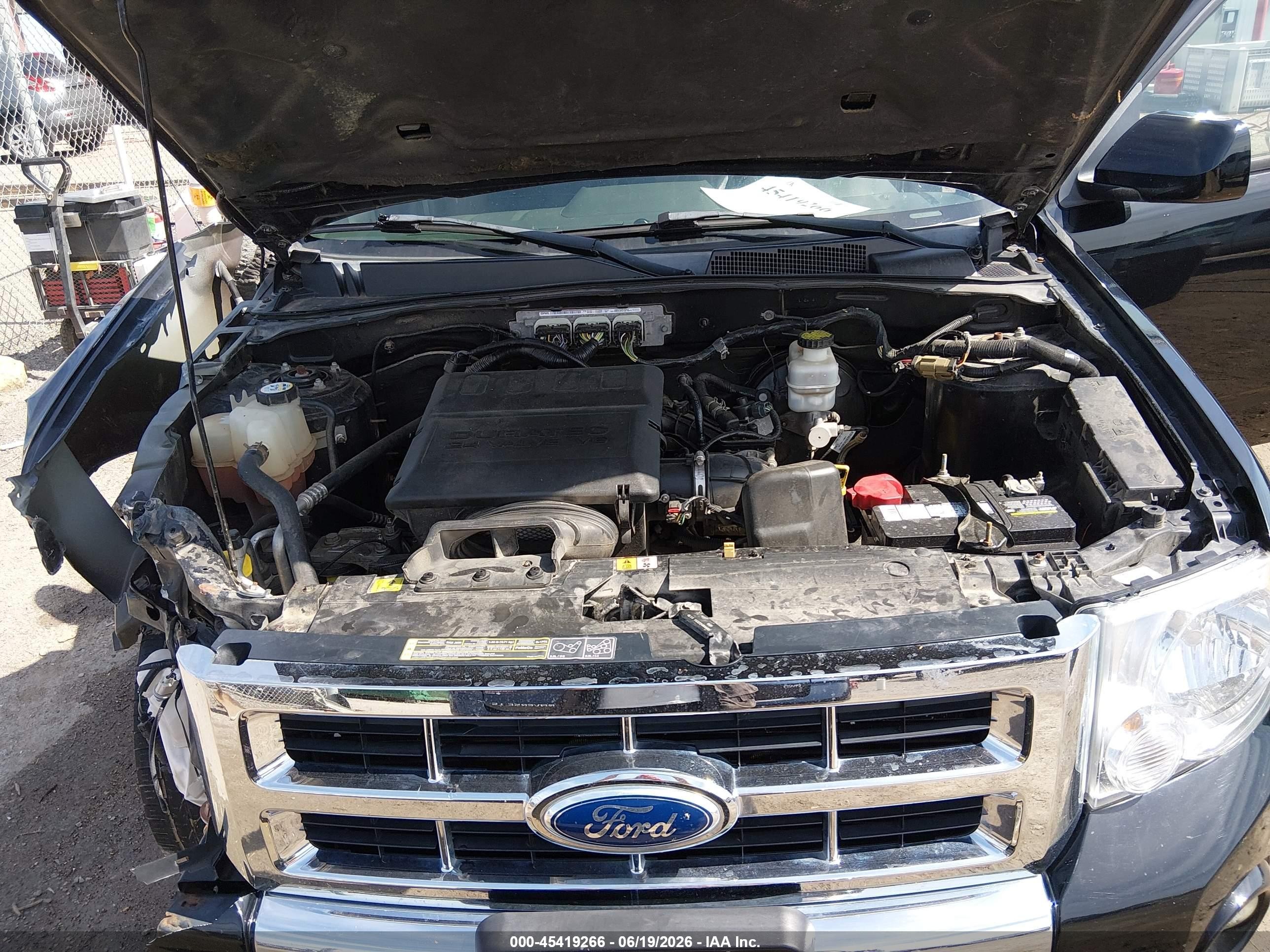 2012 Ford Escape Limited Black vin: 1FMCU0EG9CKC03626