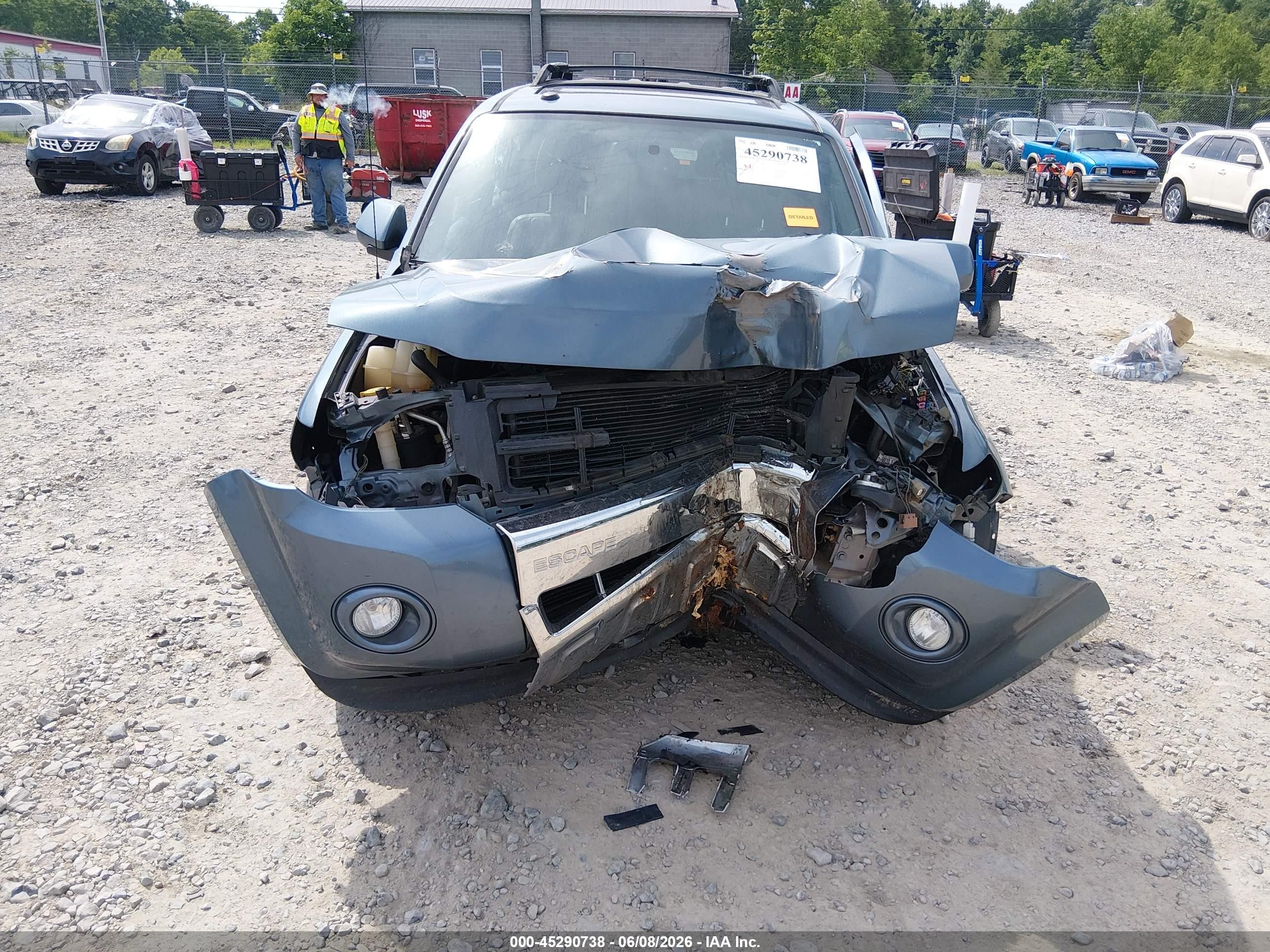 2012 Ford Escape Limited Blue vin: 1FMCU0EG9CKC59968