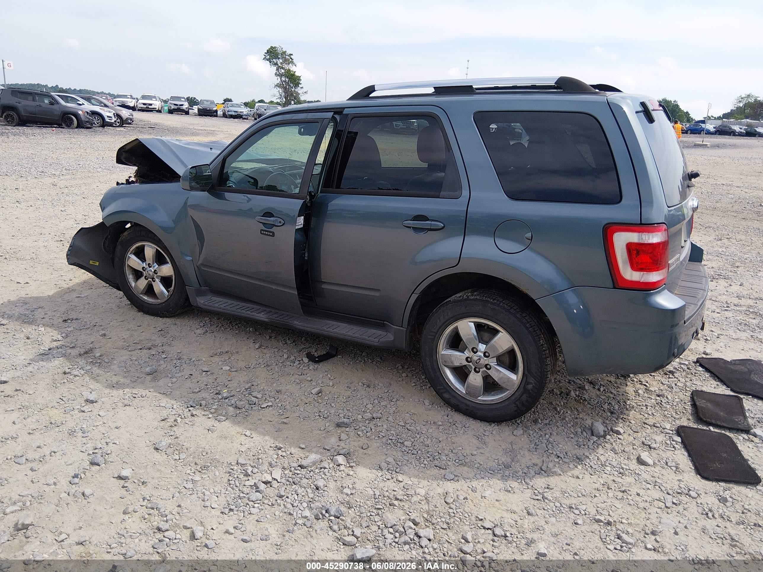 2012 Ford Escape Limited Blue vin: 1FMCU0EG9CKC59968