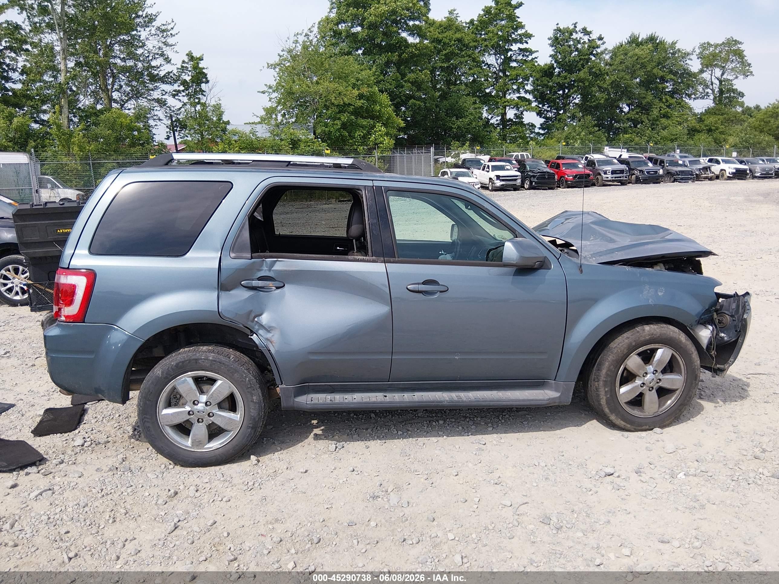 2012 Ford Escape Limited Blue vin: 1FMCU0EG9CKC59968