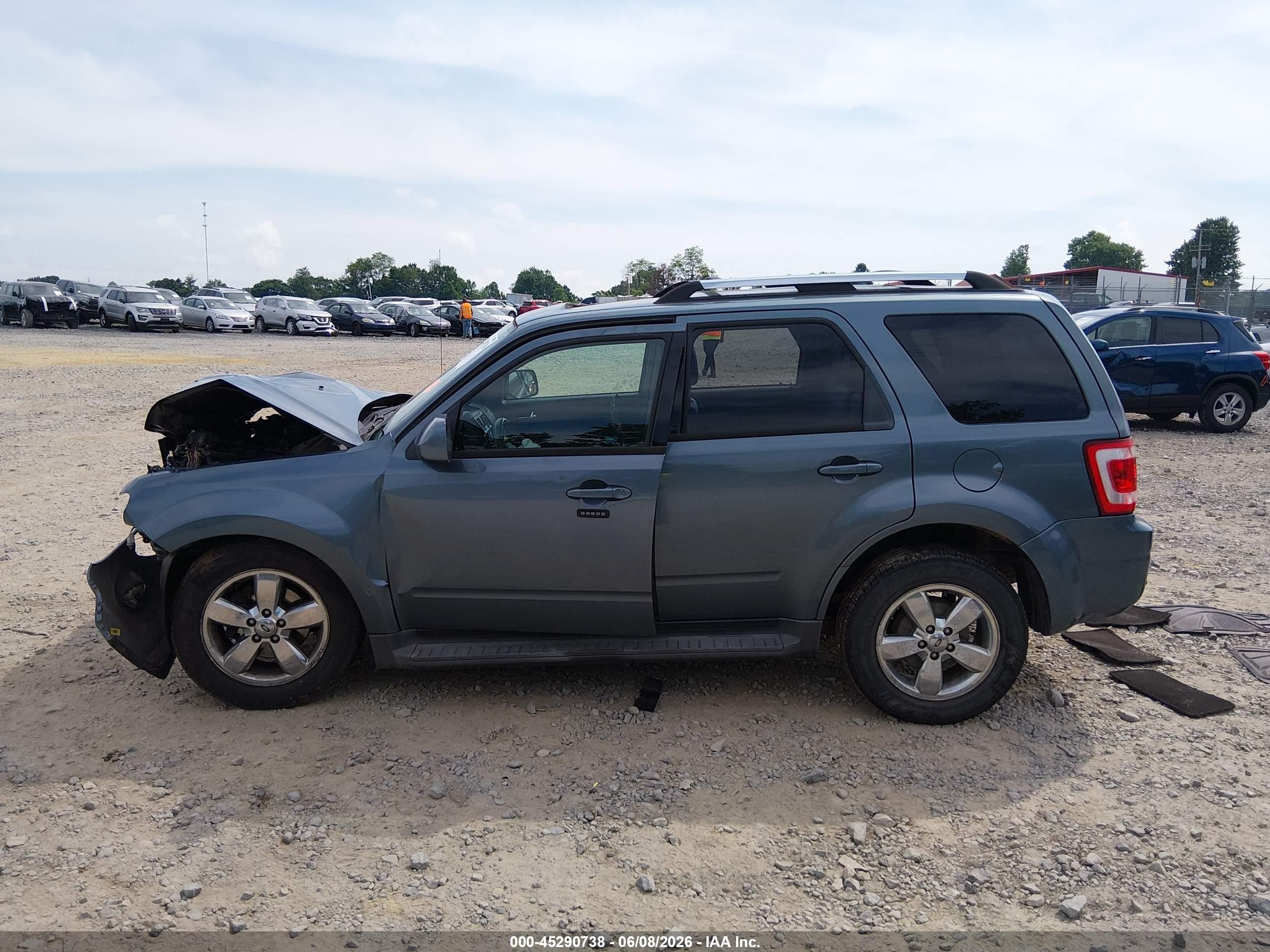 2012 Ford Escape Limited Blue vin: 1FMCU0EG9CKC59968