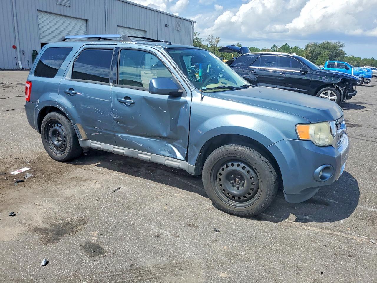 2012 Ford Escape Limited Blue vin: 1FMCU0EG9CKC75474