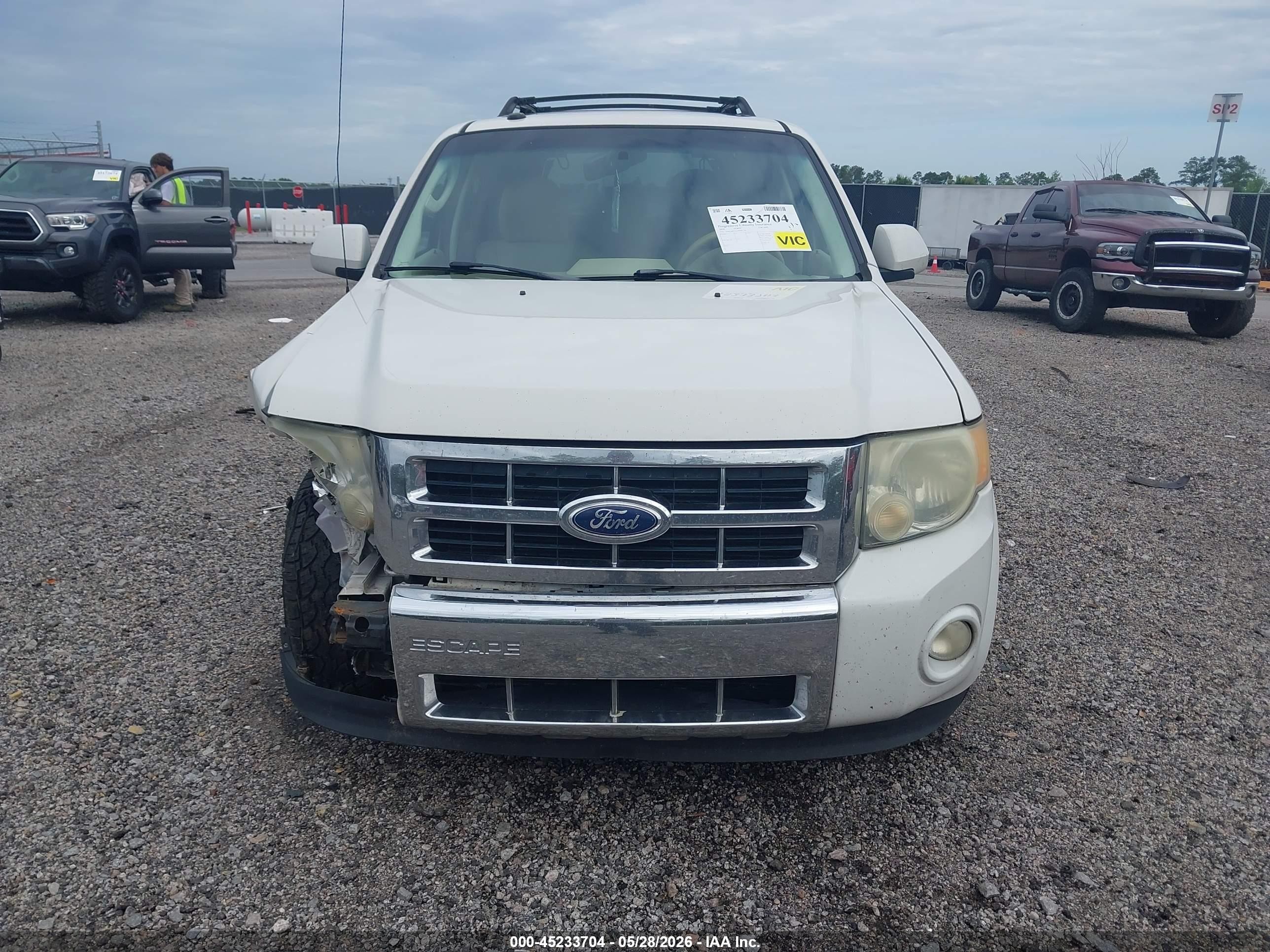 2010 Ford Escape Limited Белый vin: 1FMCU0EGXAKB92178