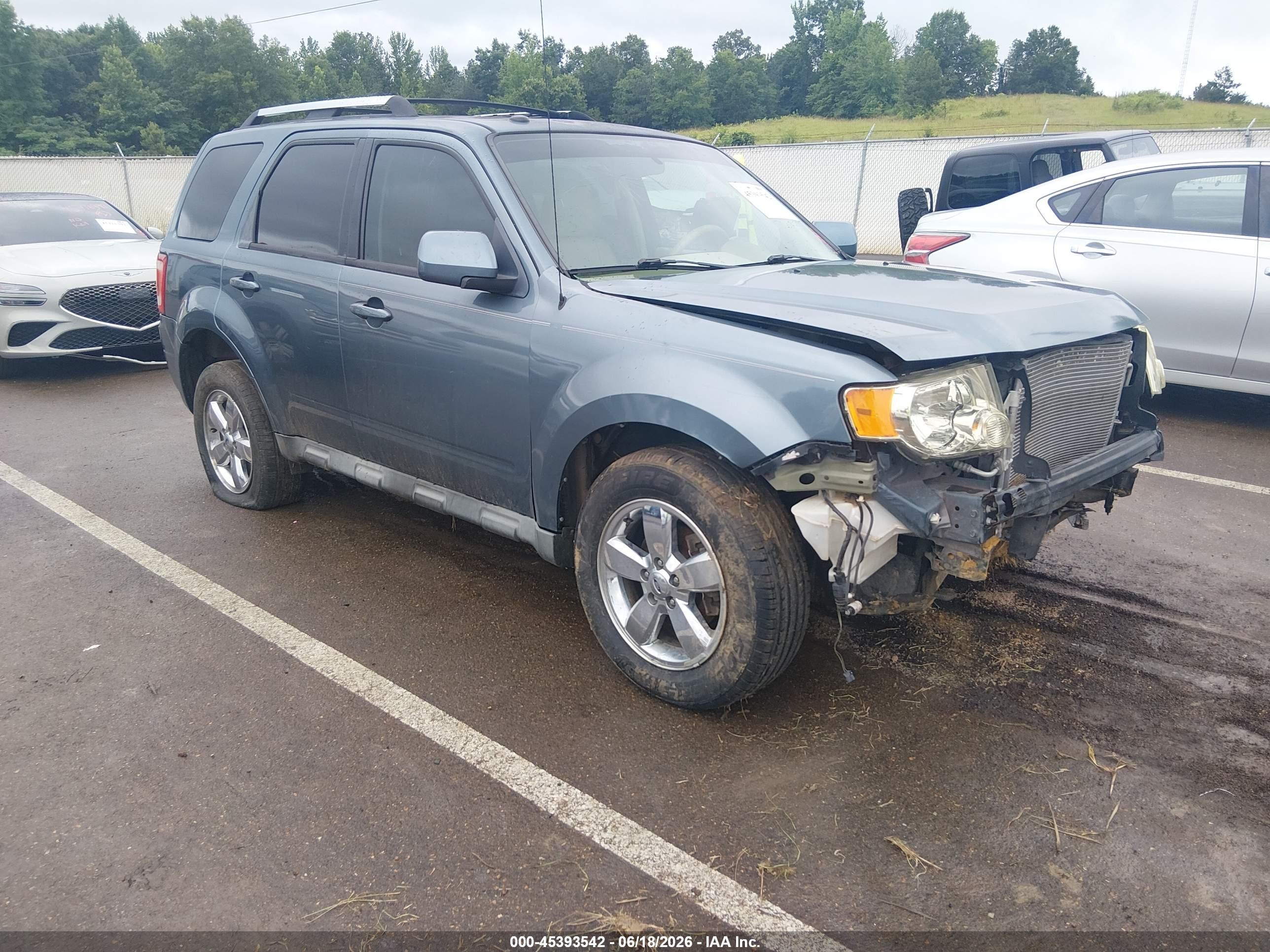 2011 Ford Escape Limited Blue vin: 1FMCU0EGXBKA43836