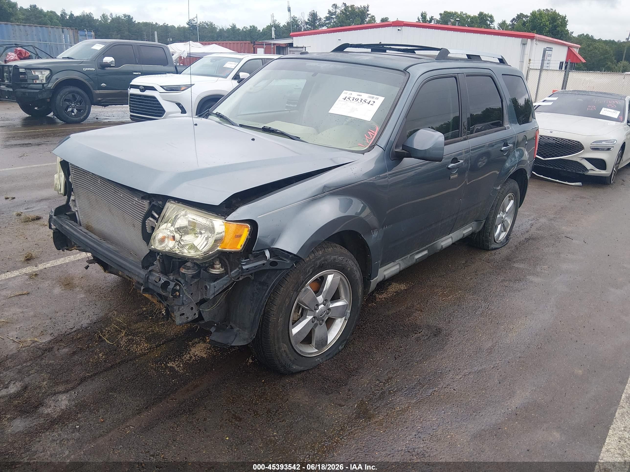 2011 Ford Escape Limited Blue vin: 1FMCU0EGXBKA43836