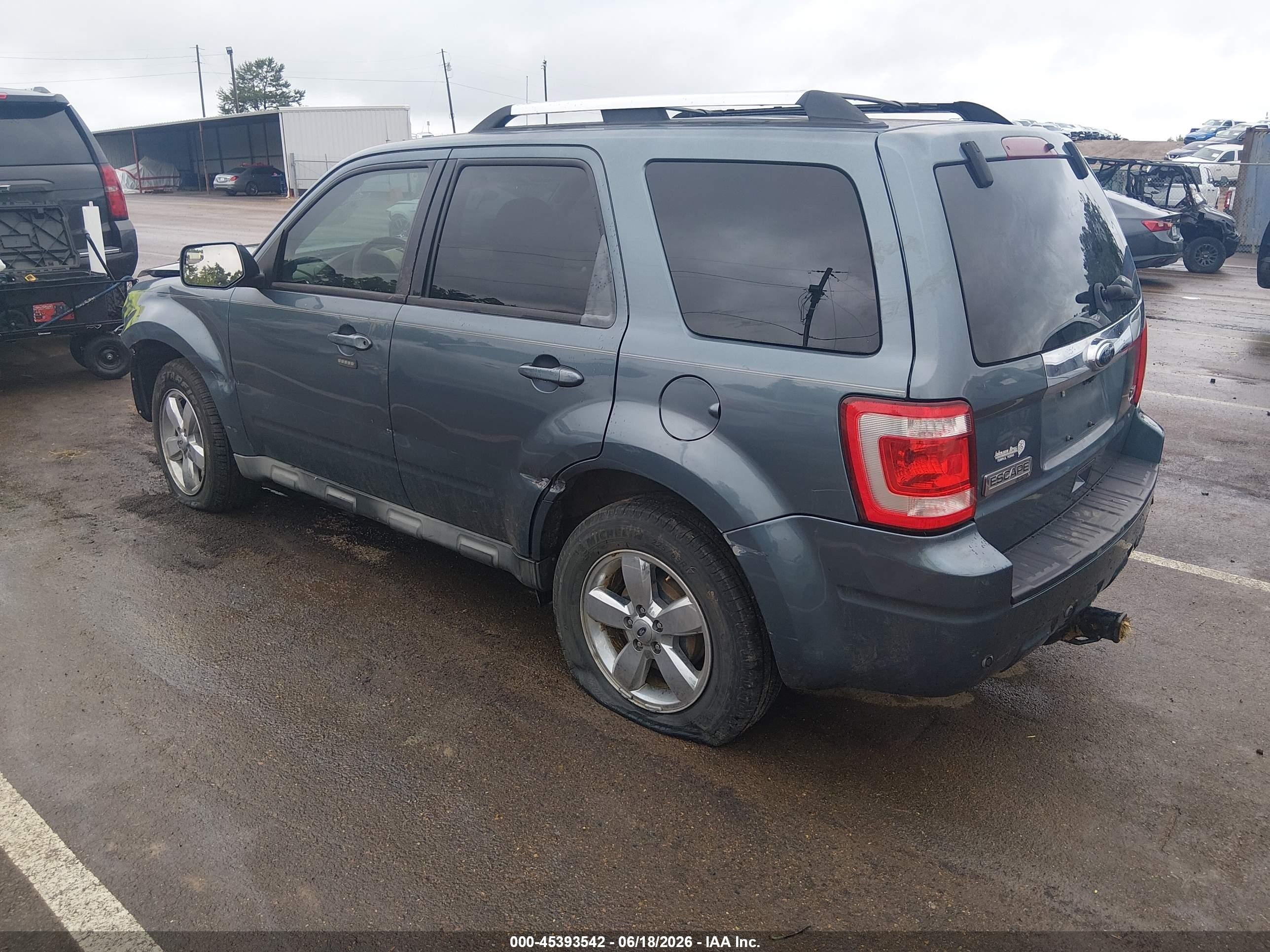 2011 Ford Escape Limited Blue vin: 1FMCU0EGXBKA43836