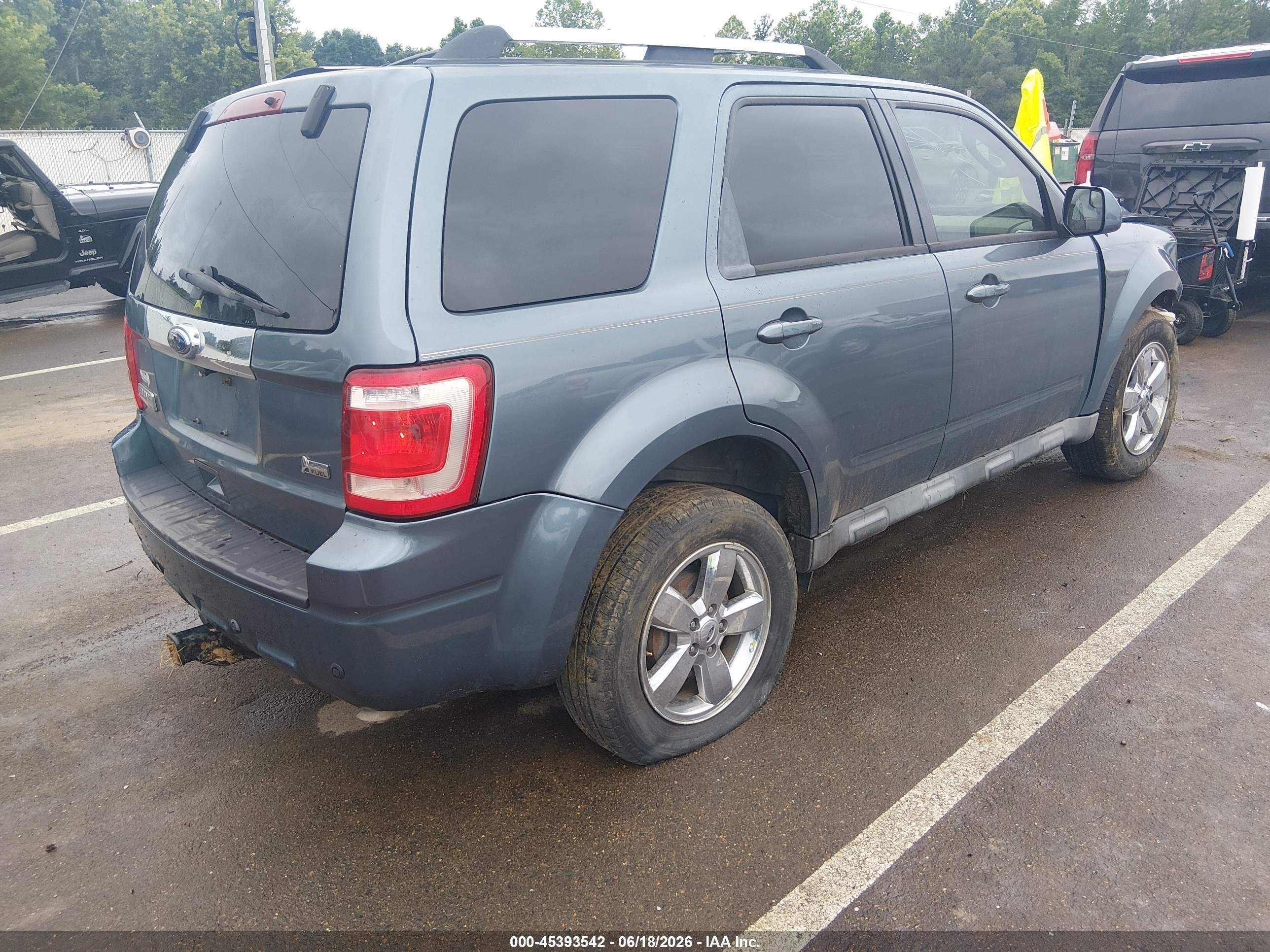 2011 Ford Escape Limited Blue vin: 1FMCU0EGXBKA43836