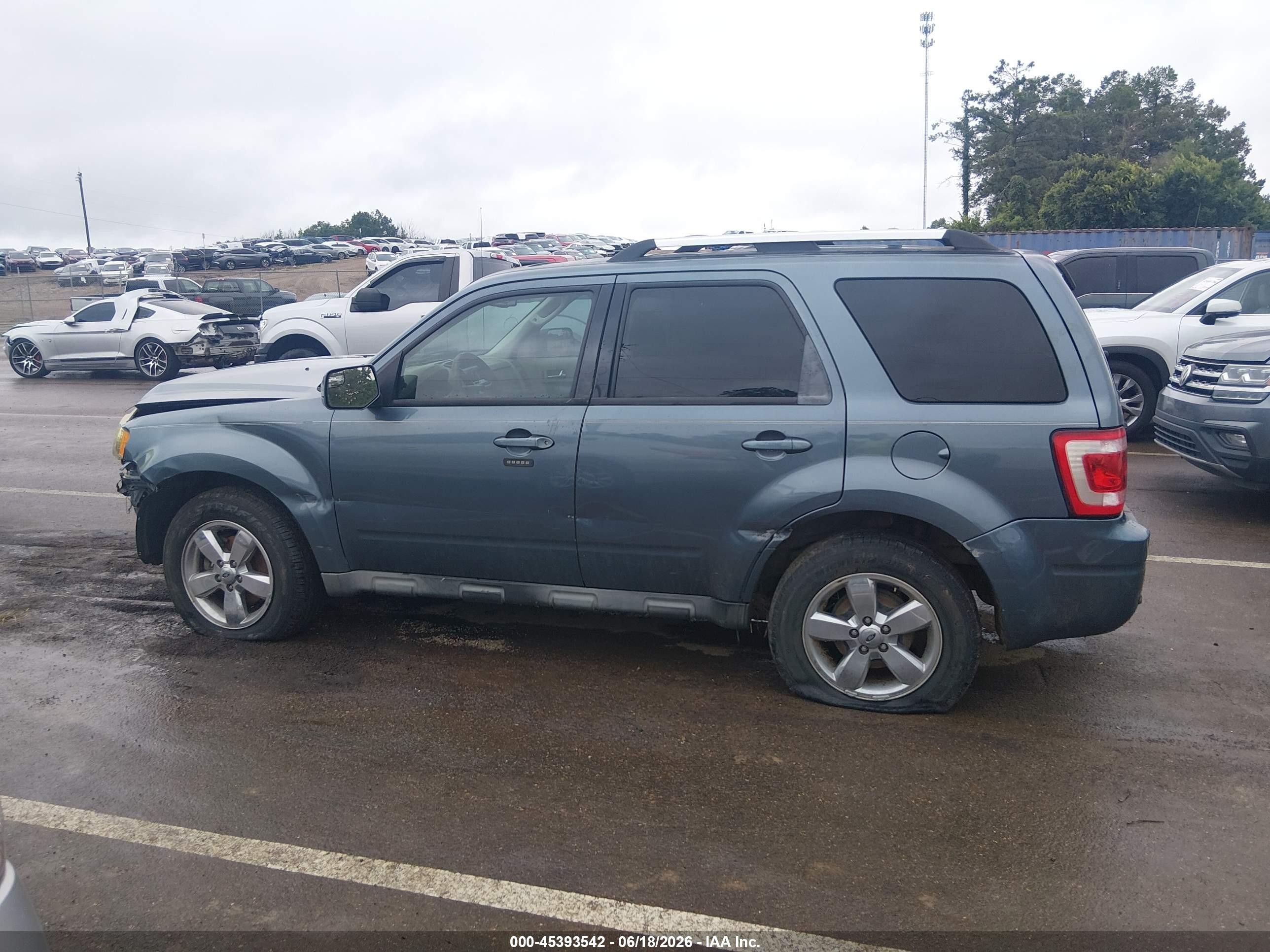 2011 Ford Escape Limited Blue vin: 1FMCU0EGXBKA43836