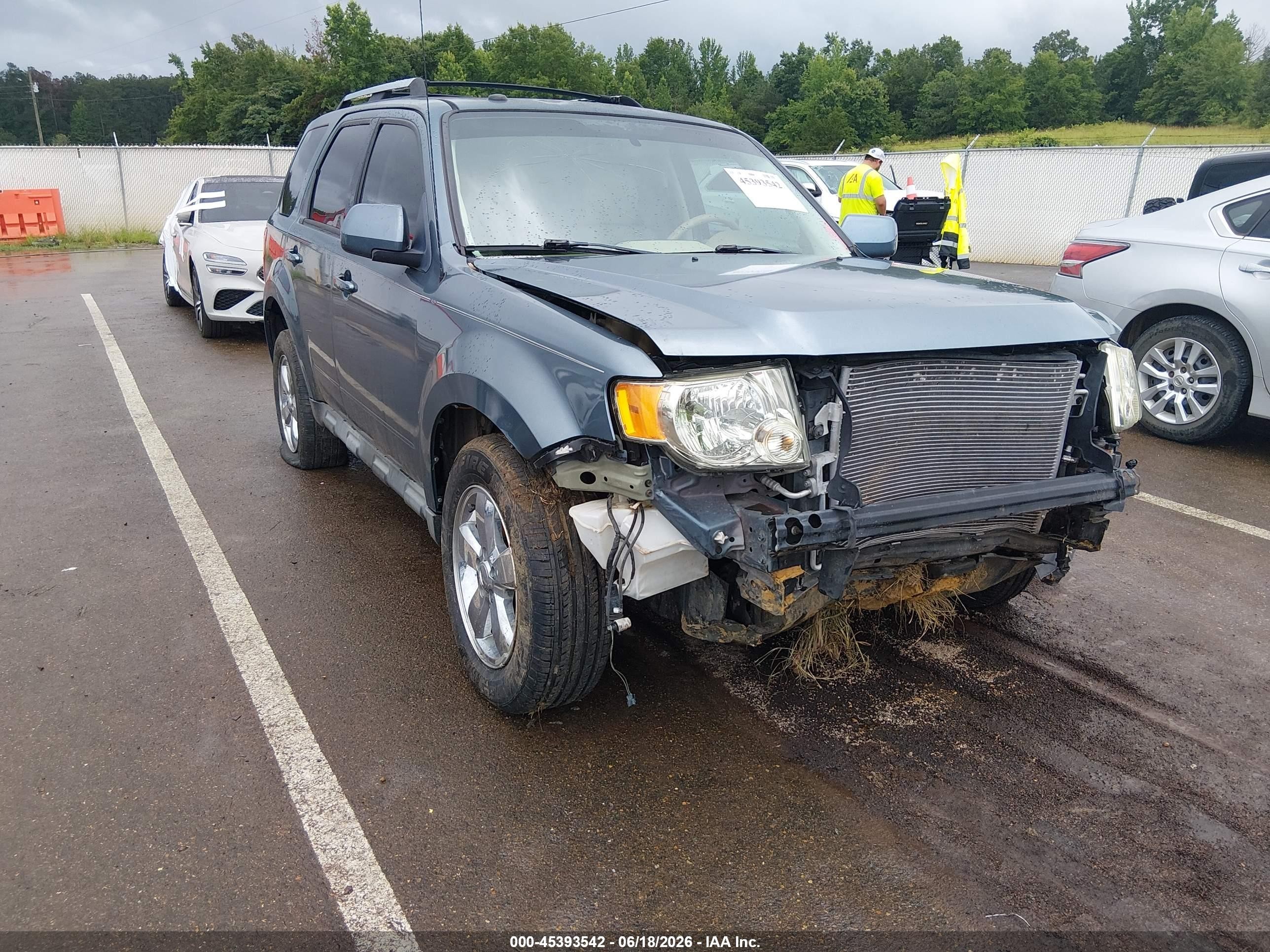 2011 Ford Escape Limited Blue vin: 1FMCU0EGXBKA43836