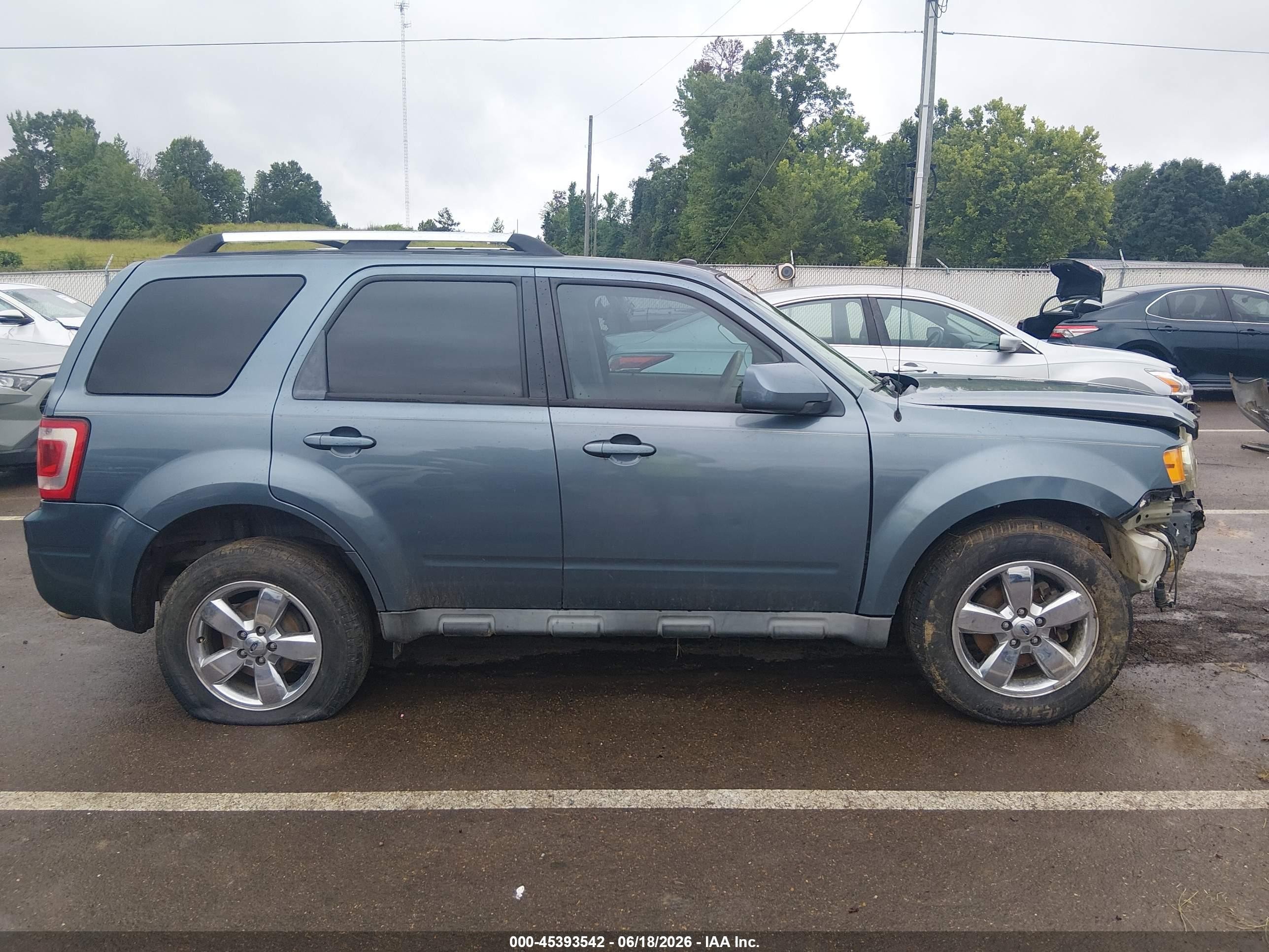 2011 Ford Escape Limited Blue vin: 1FMCU0EGXBKA43836
