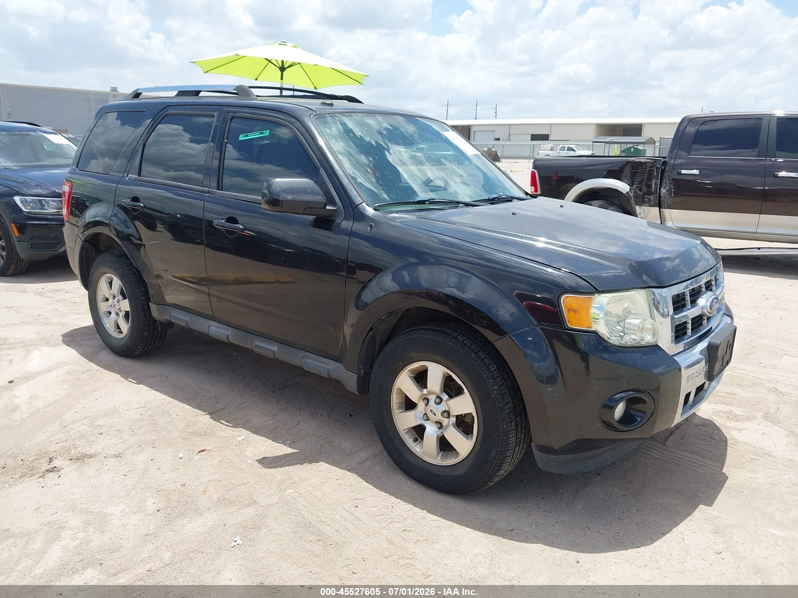 2011 Ford Escape Limited Black vin: 1FMCU0EGXBKC18862