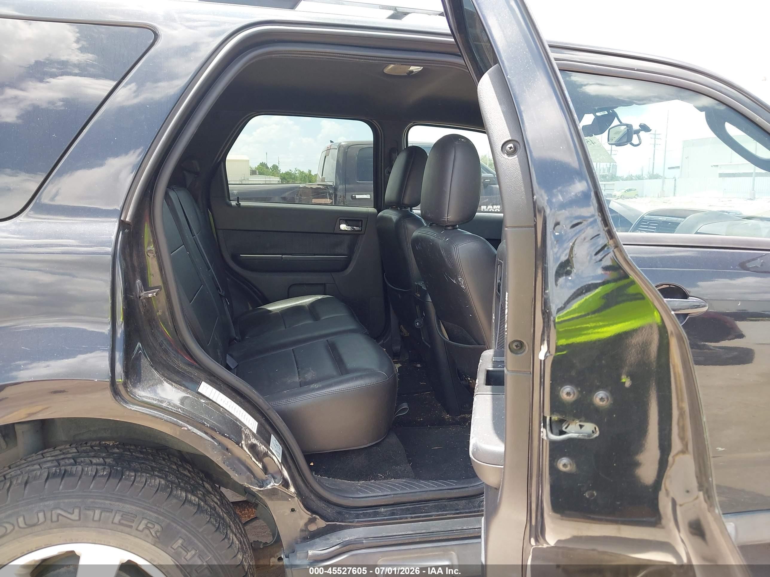 2011 Ford Escape Limited Black vin: 1FMCU0EGXBKC18862