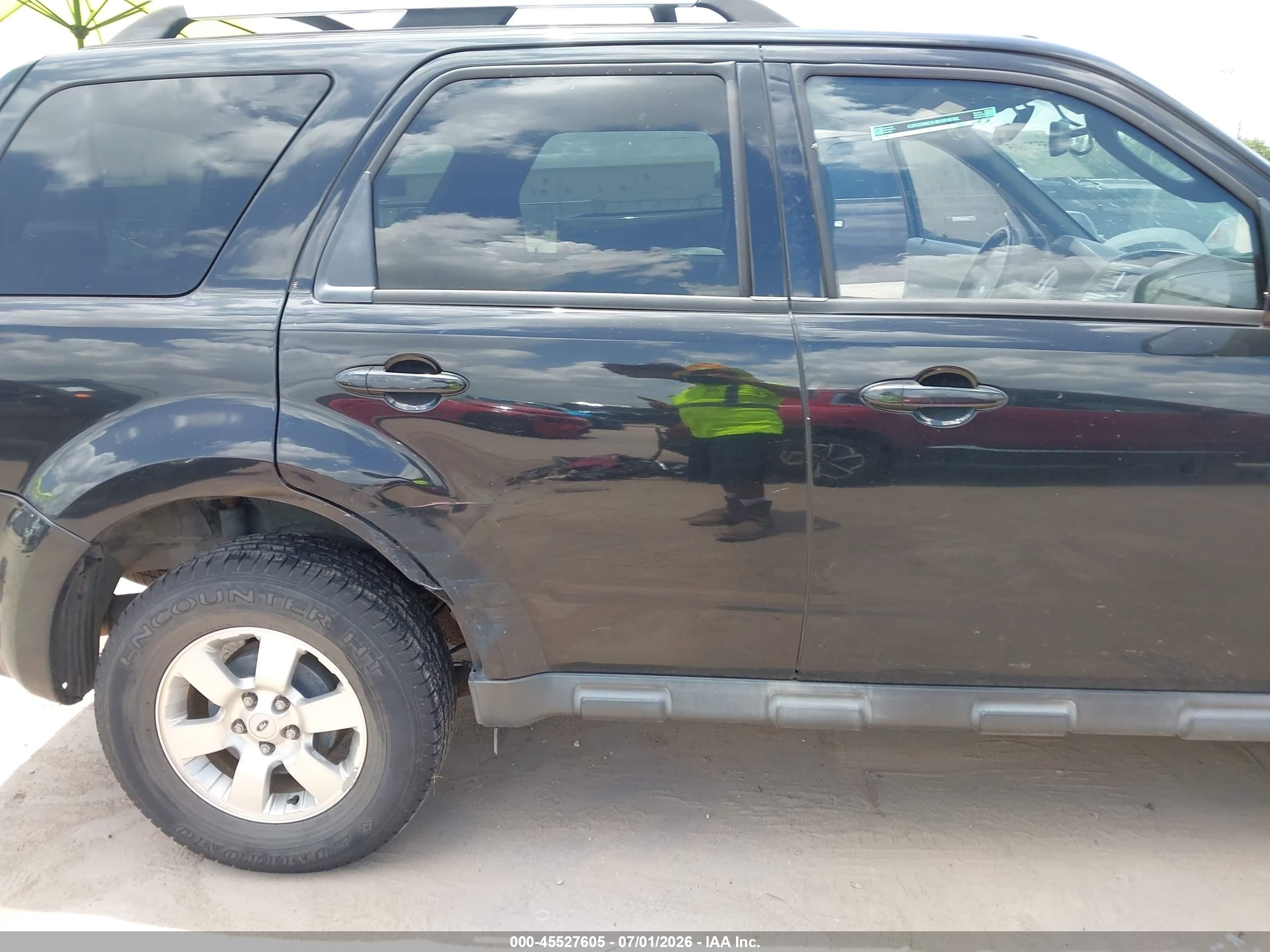 2011 Ford Escape Limited Black vin: 1FMCU0EGXBKC18862