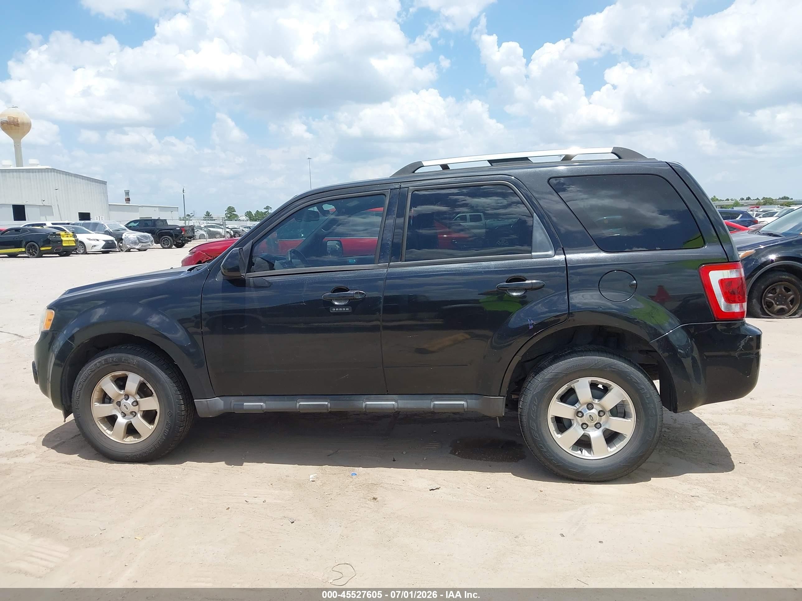 2011 Ford Escape Limited Black vin: 1FMCU0EGXBKC18862