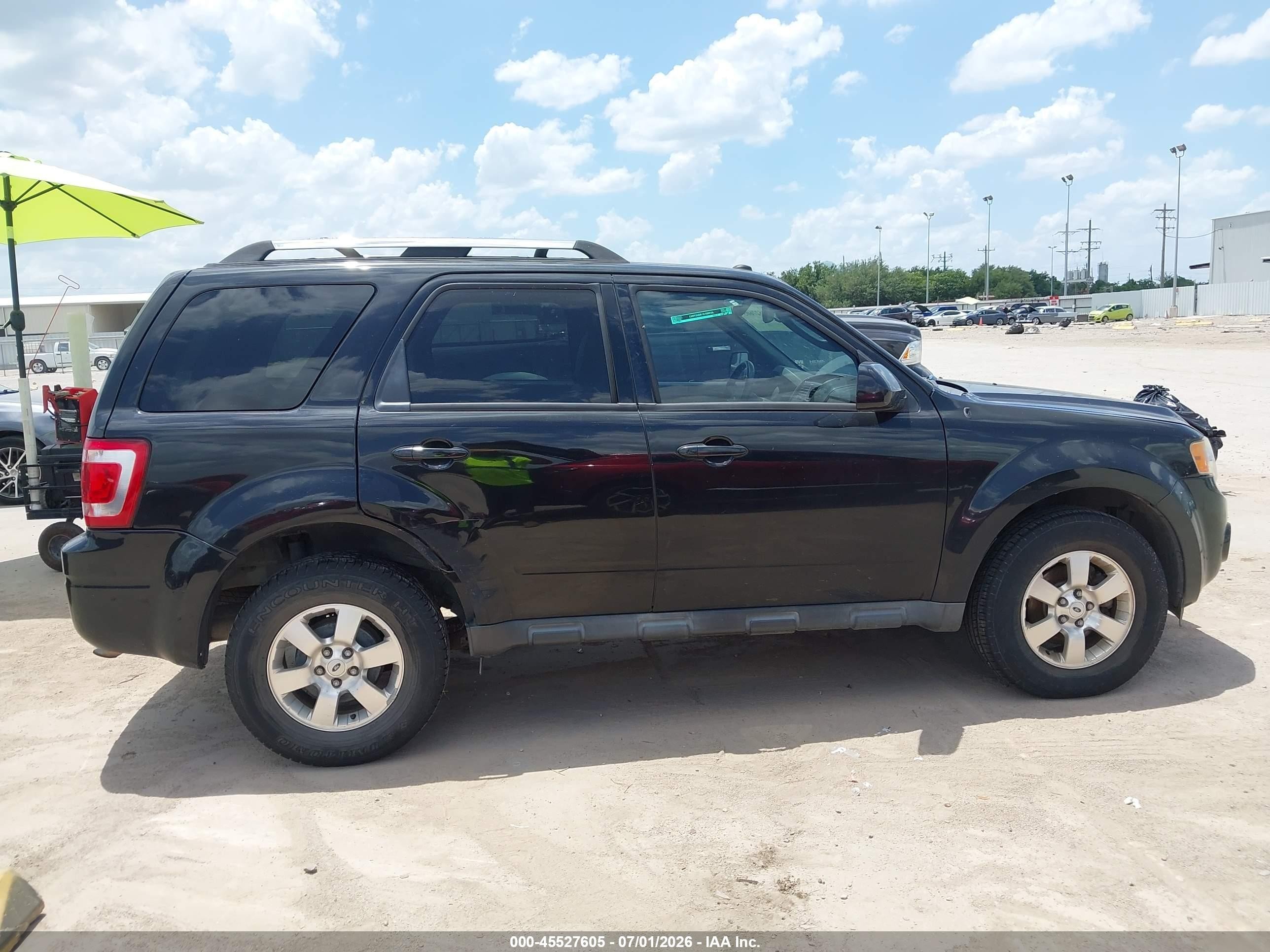 2011 Ford Escape Limited Black vin: 1FMCU0EGXBKC18862