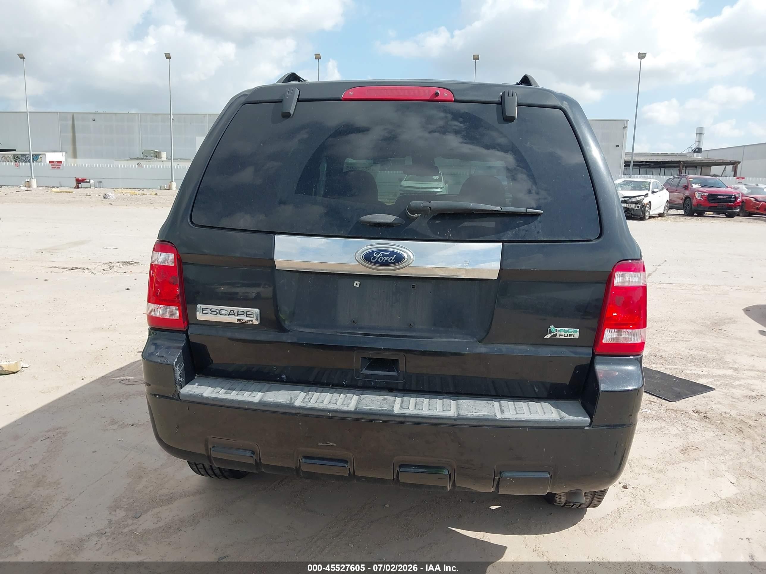 2011 Ford Escape Limited Black vin: 1FMCU0EGXBKC18862