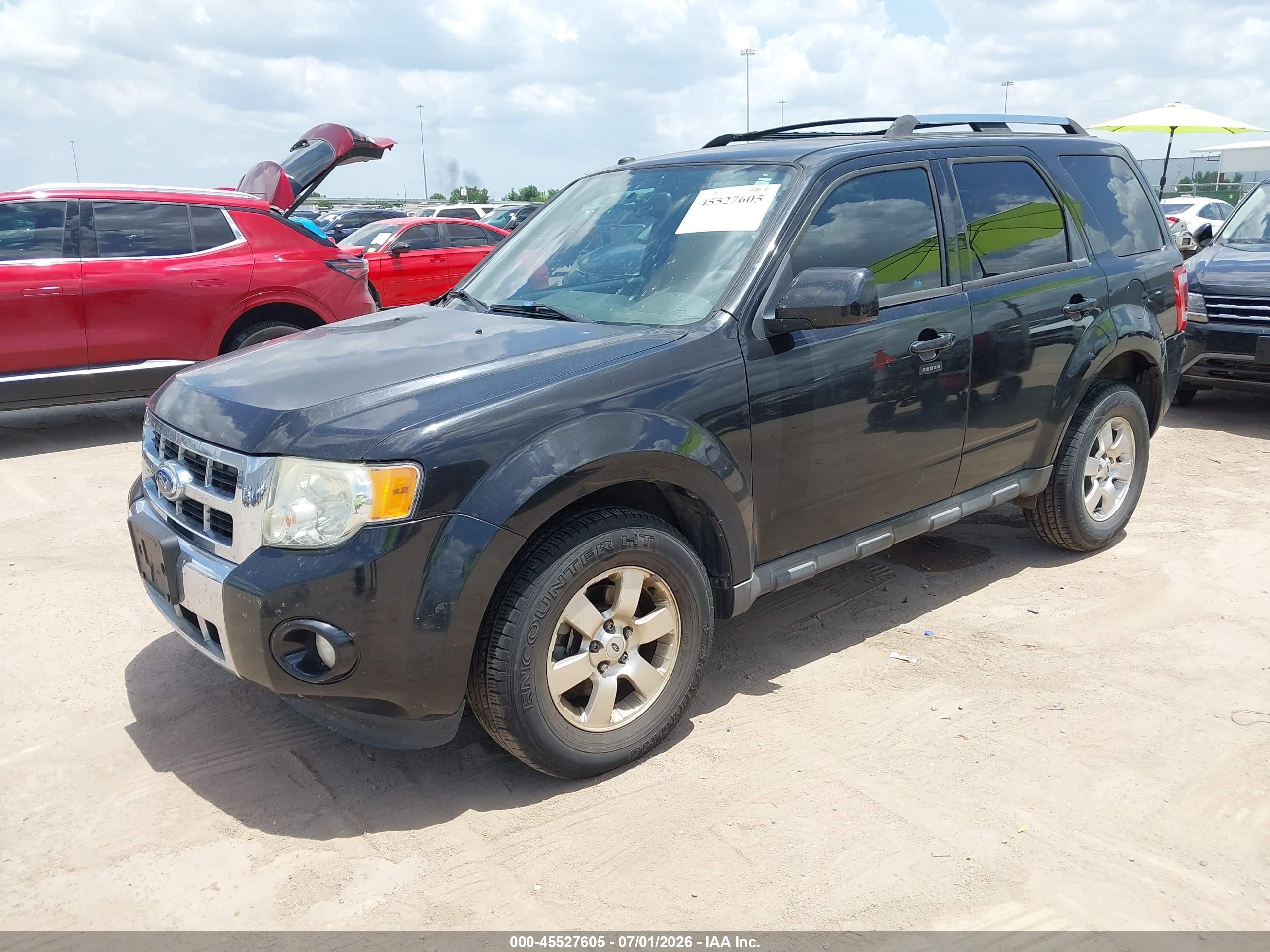 2011 Ford Escape Limited Black vin: 1FMCU0EGXBKC18862