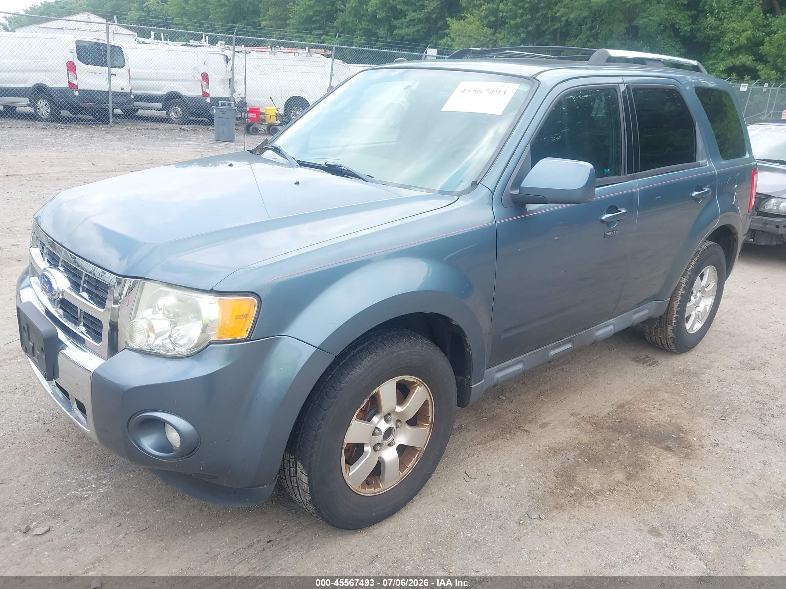 2011 Ford Escape Limited Blue vin: 1FMCU0EGXBKC21485