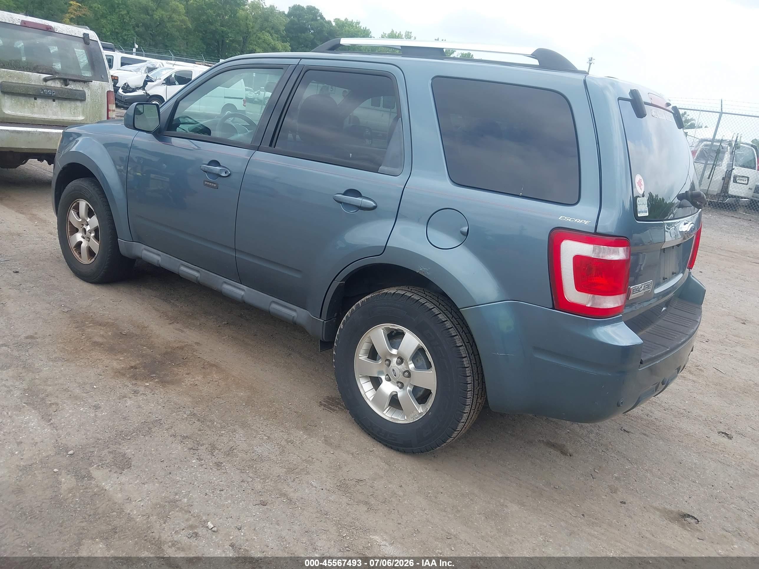 2011 Ford Escape Limited Blue vin: 1FMCU0EGXBKC21485