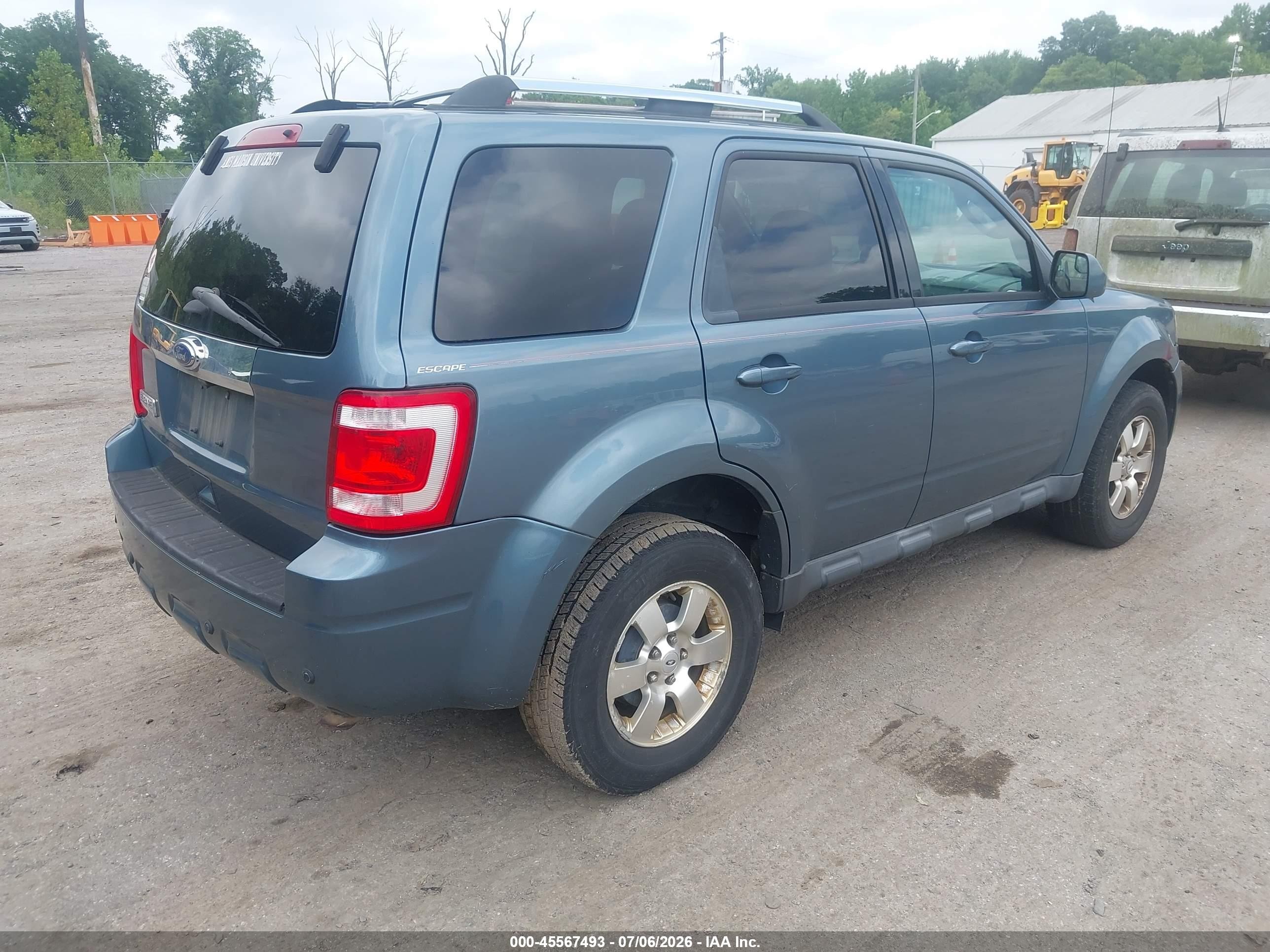 2011 Ford Escape Limited Blue vin: 1FMCU0EGXBKC21485