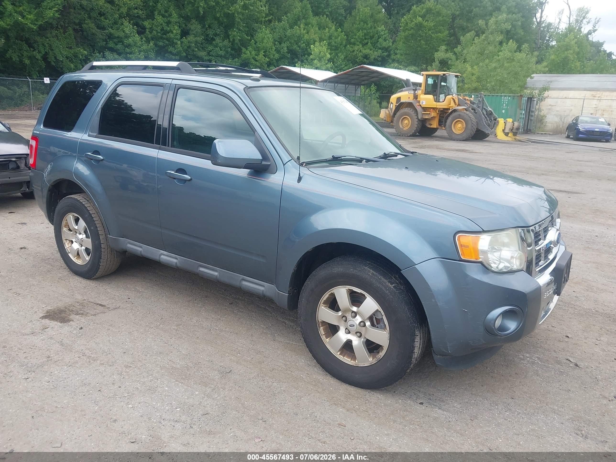 2011 Ford Escape Limited Blue vin: 1FMCU0EGXBKC21485