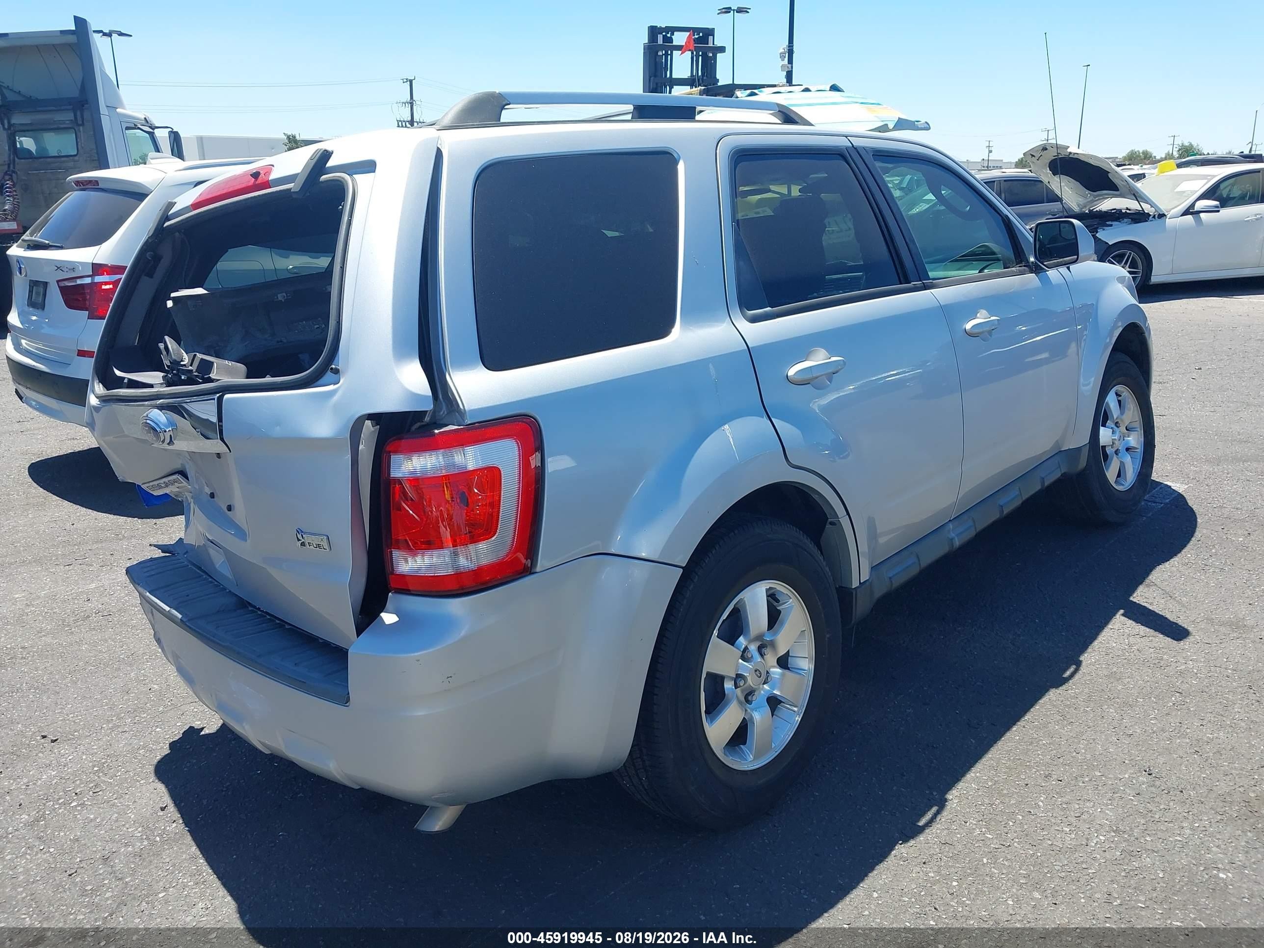 2011 Ford Escape Limited Silver vin: 1FMCU0EGXBKC23494