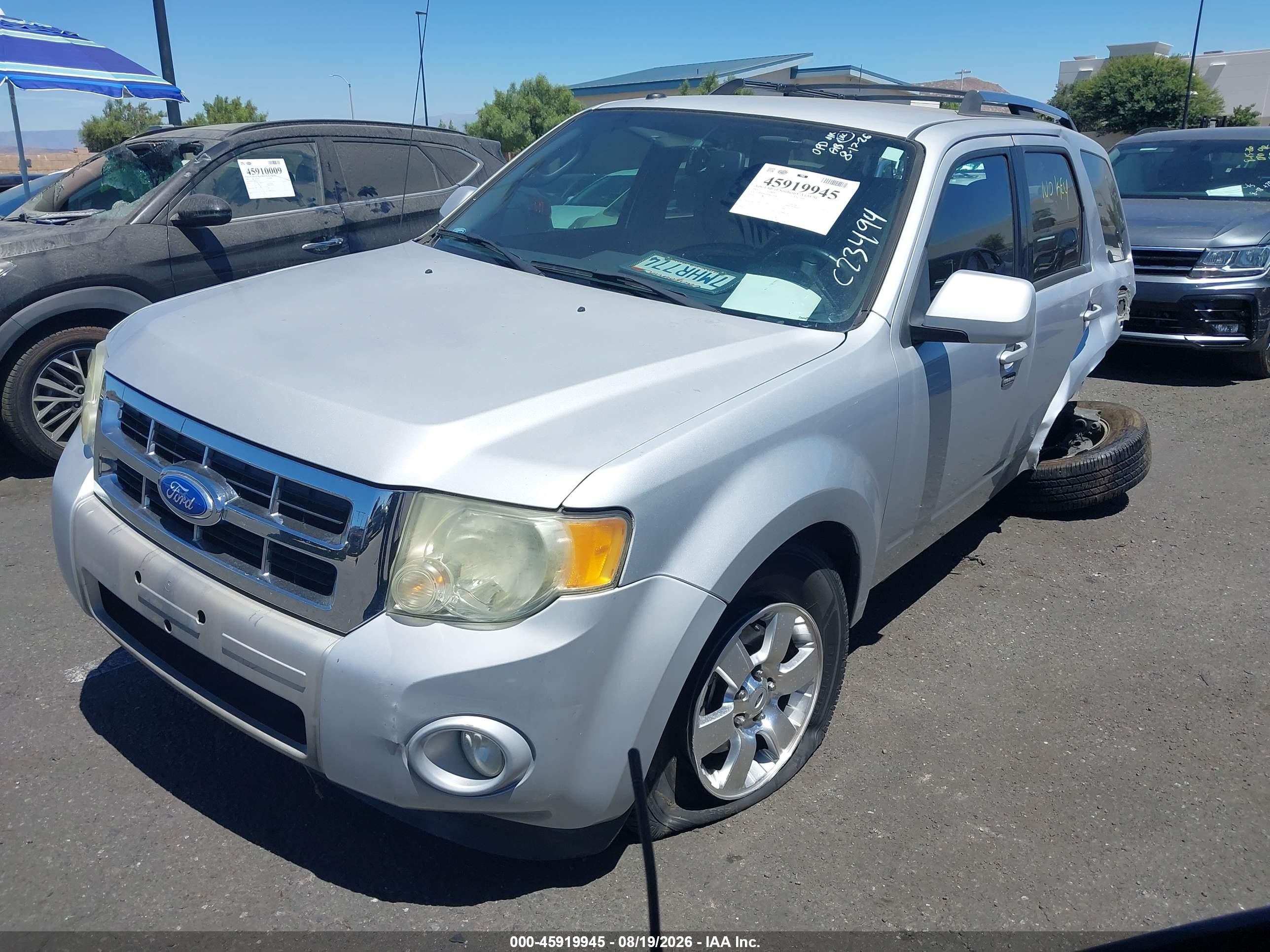 2011 Ford Escape Limited Silver vin: 1FMCU0EGXBKC23494