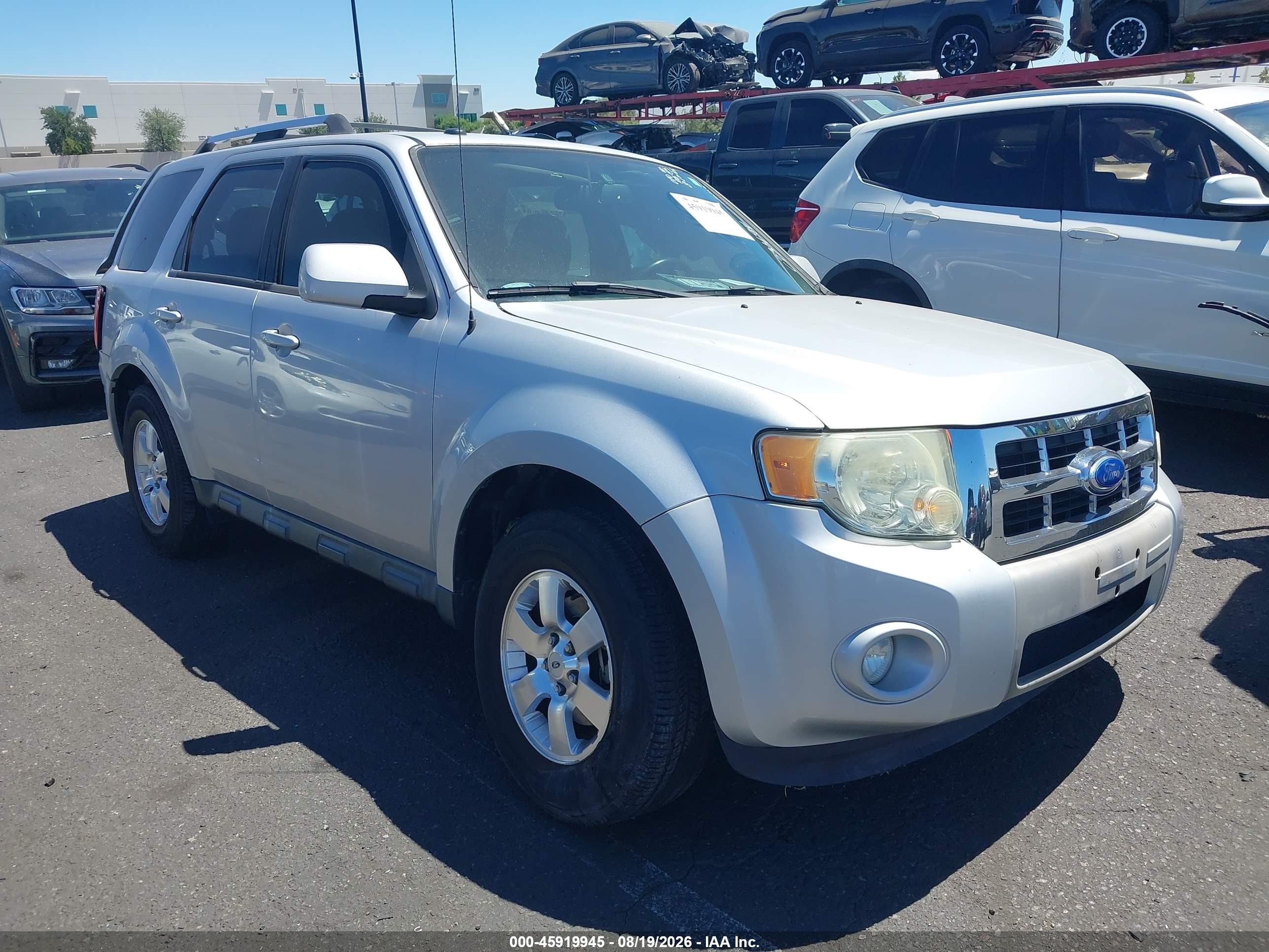 2011 Ford Escape Limited Silver vin: 1FMCU0EGXBKC23494