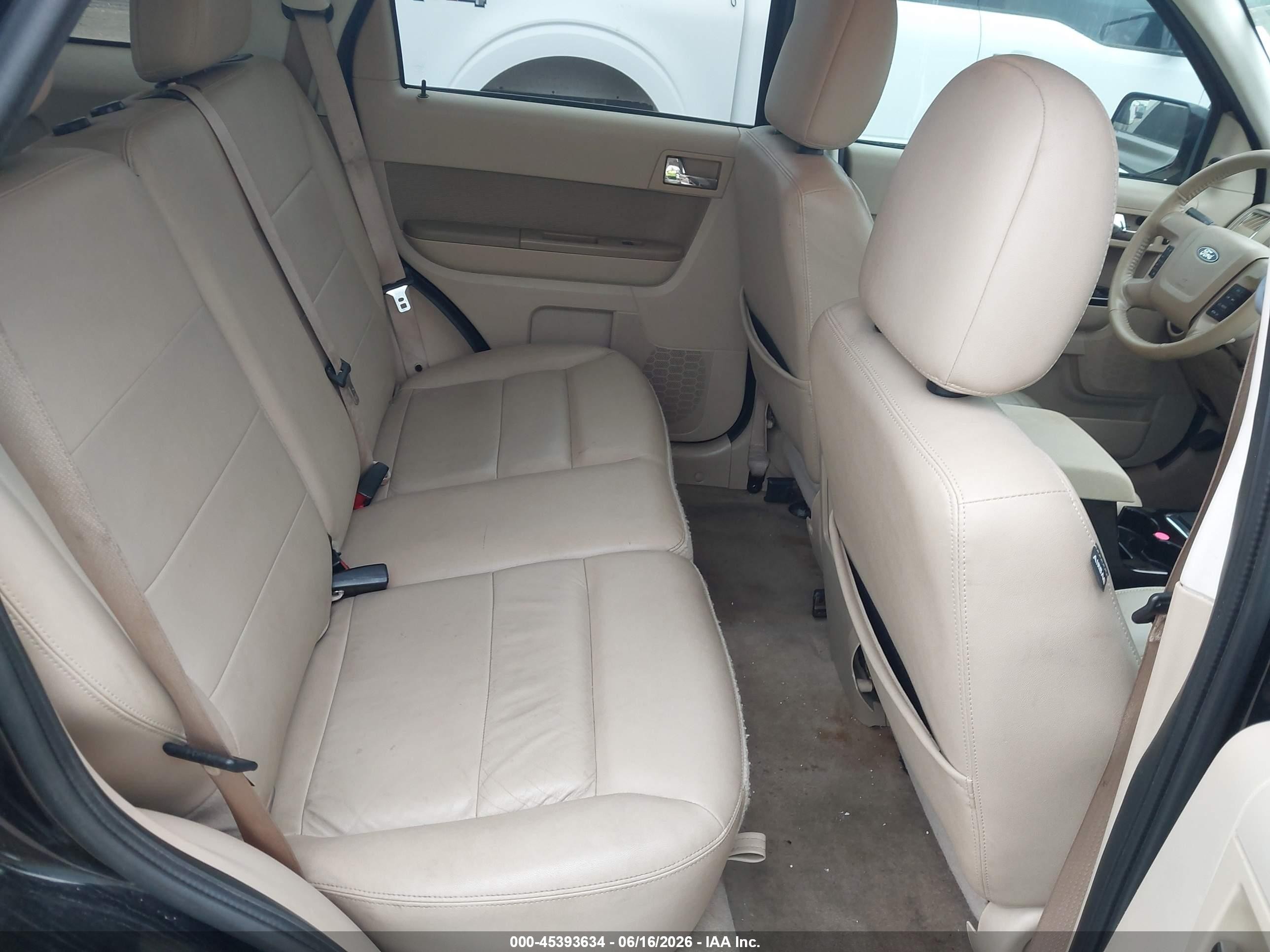 2012 Ford Escape Limited Black vin: 1FMCU0EGXCKA10756