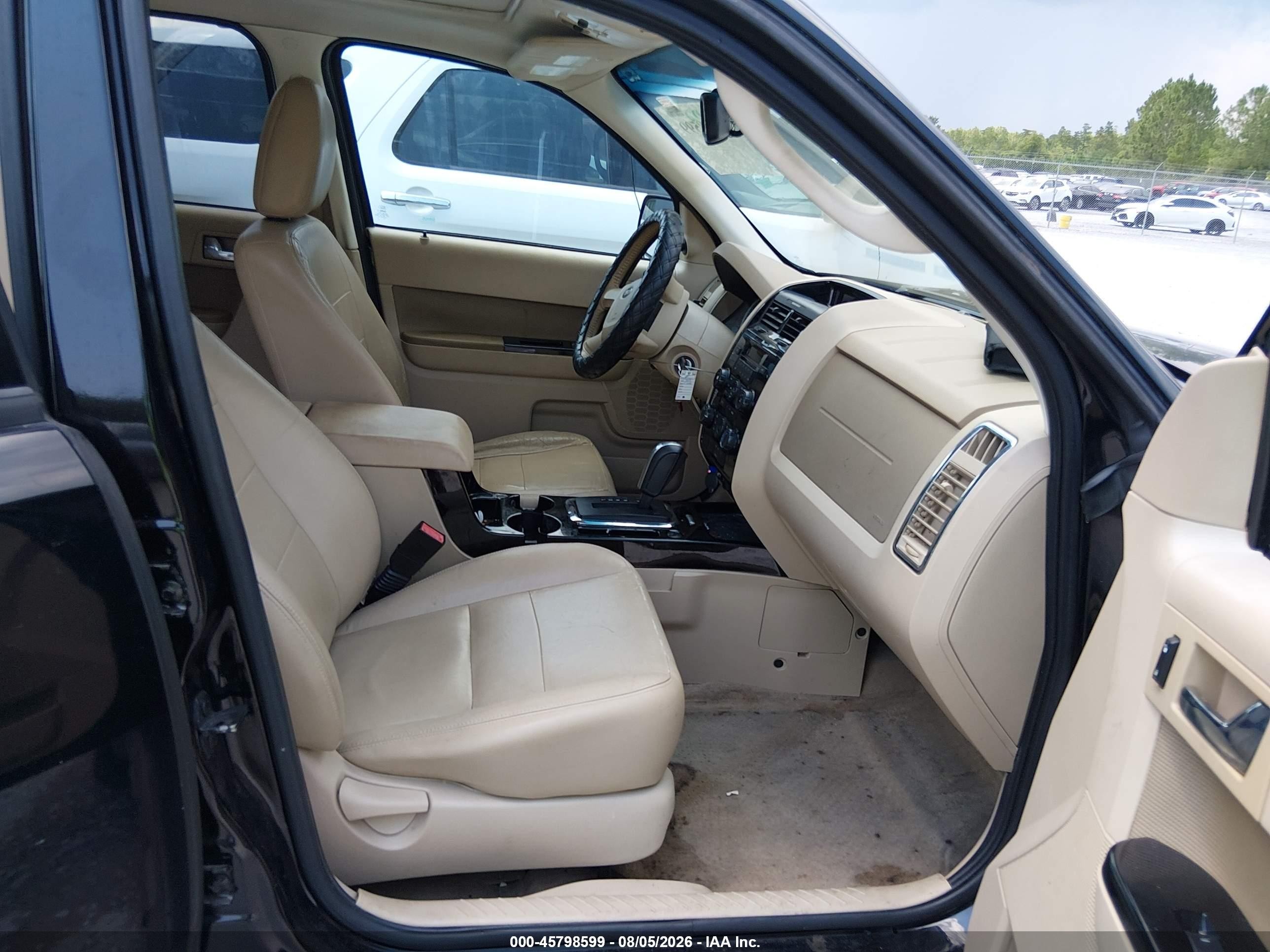 2012 Ford Escape Limited Black vin: 1FMCU0EGXCKB75660