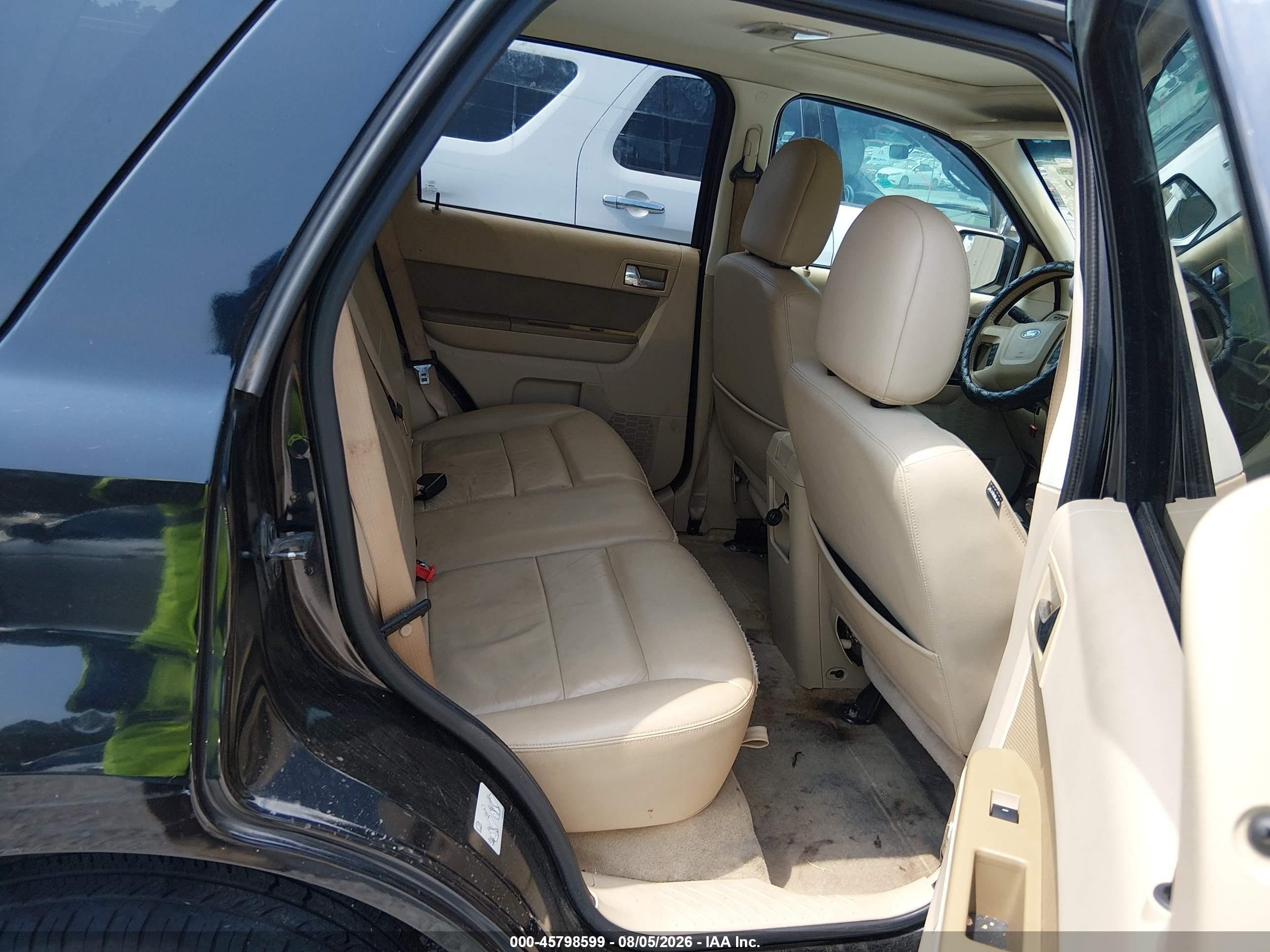 2012 Ford Escape Limited Black vin: 1FMCU0EGXCKB75660
