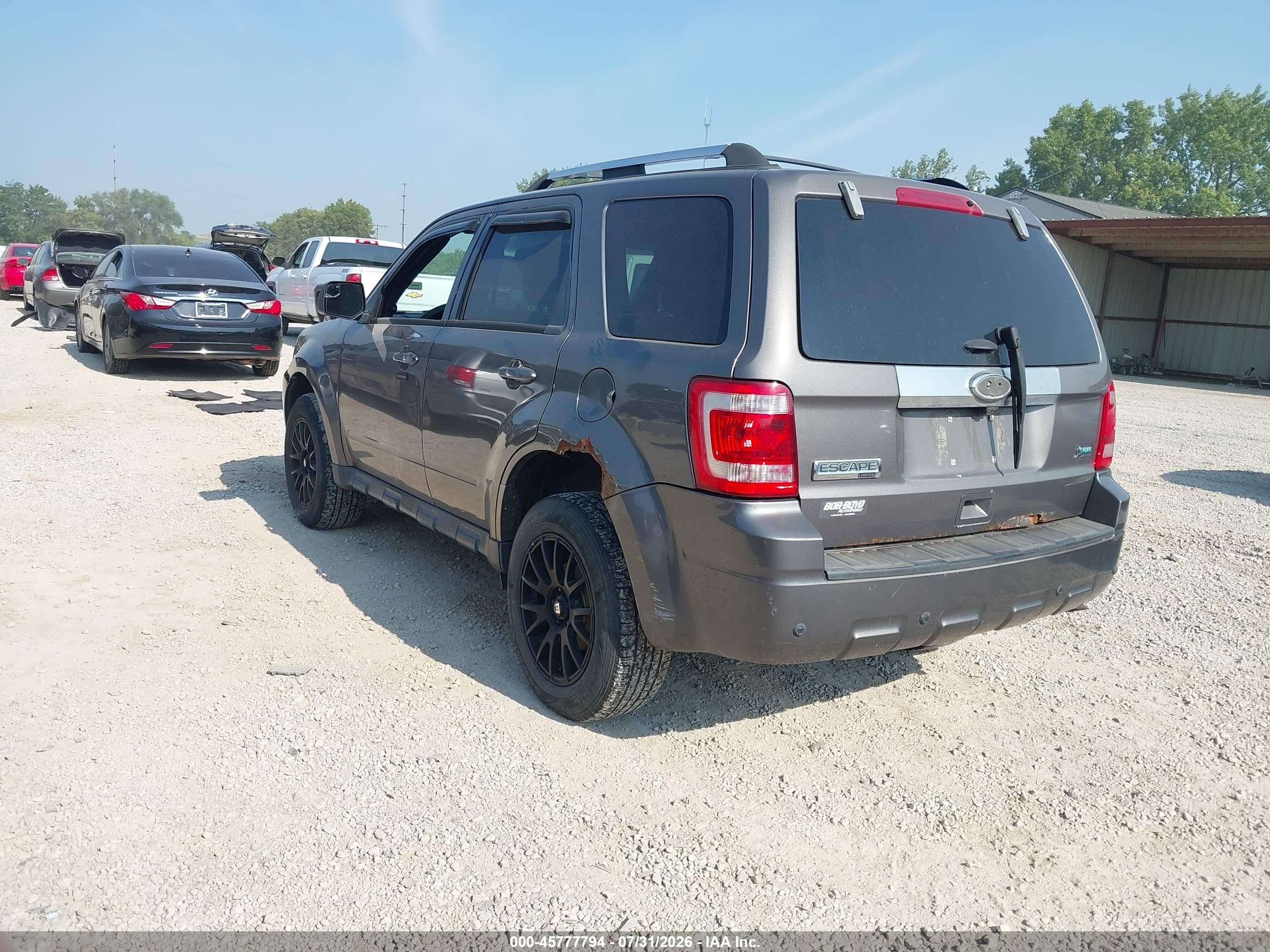 2012 Ford Escape Limited Gray vin: 1FMCU0EGXCKC03196