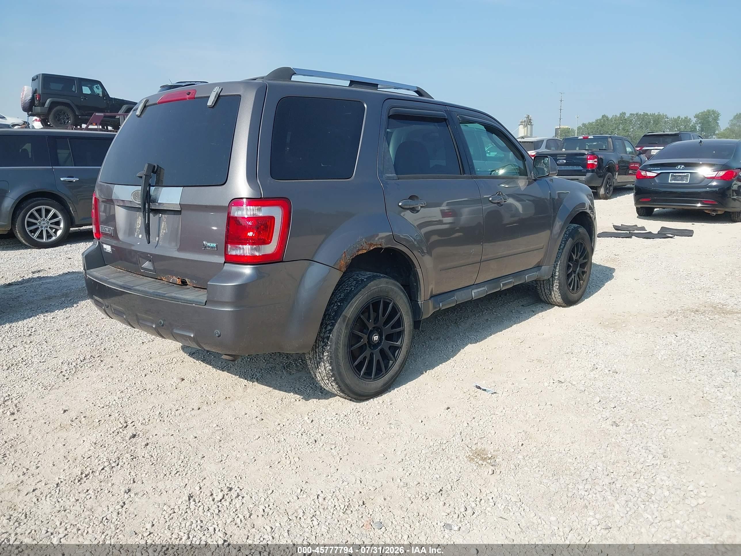 2012 Ford Escape Limited Gray vin: 1FMCU0EGXCKC03196