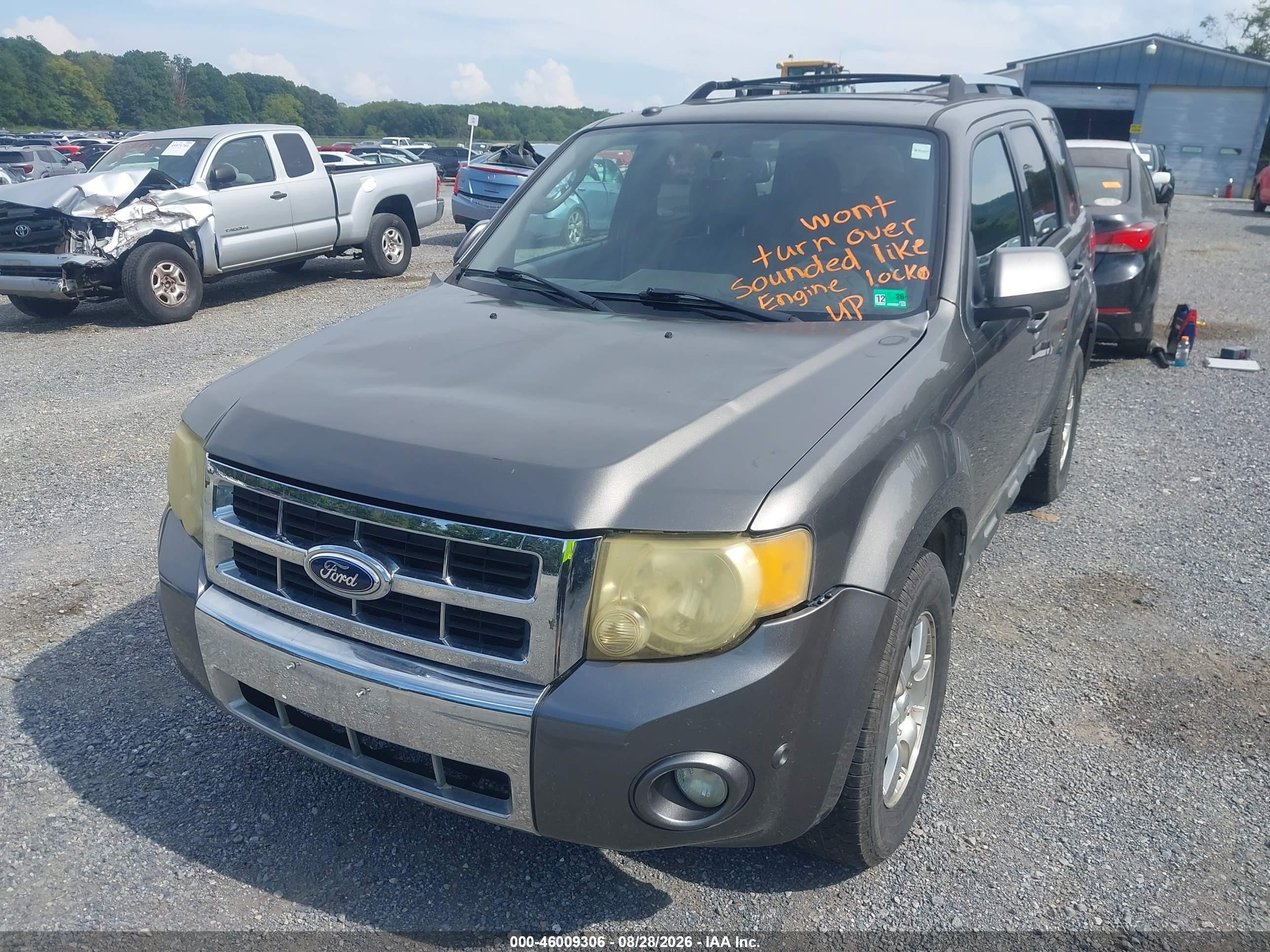 2012 Ford Escape Limited Gray vin: 1FMCU0EGXCKC85284