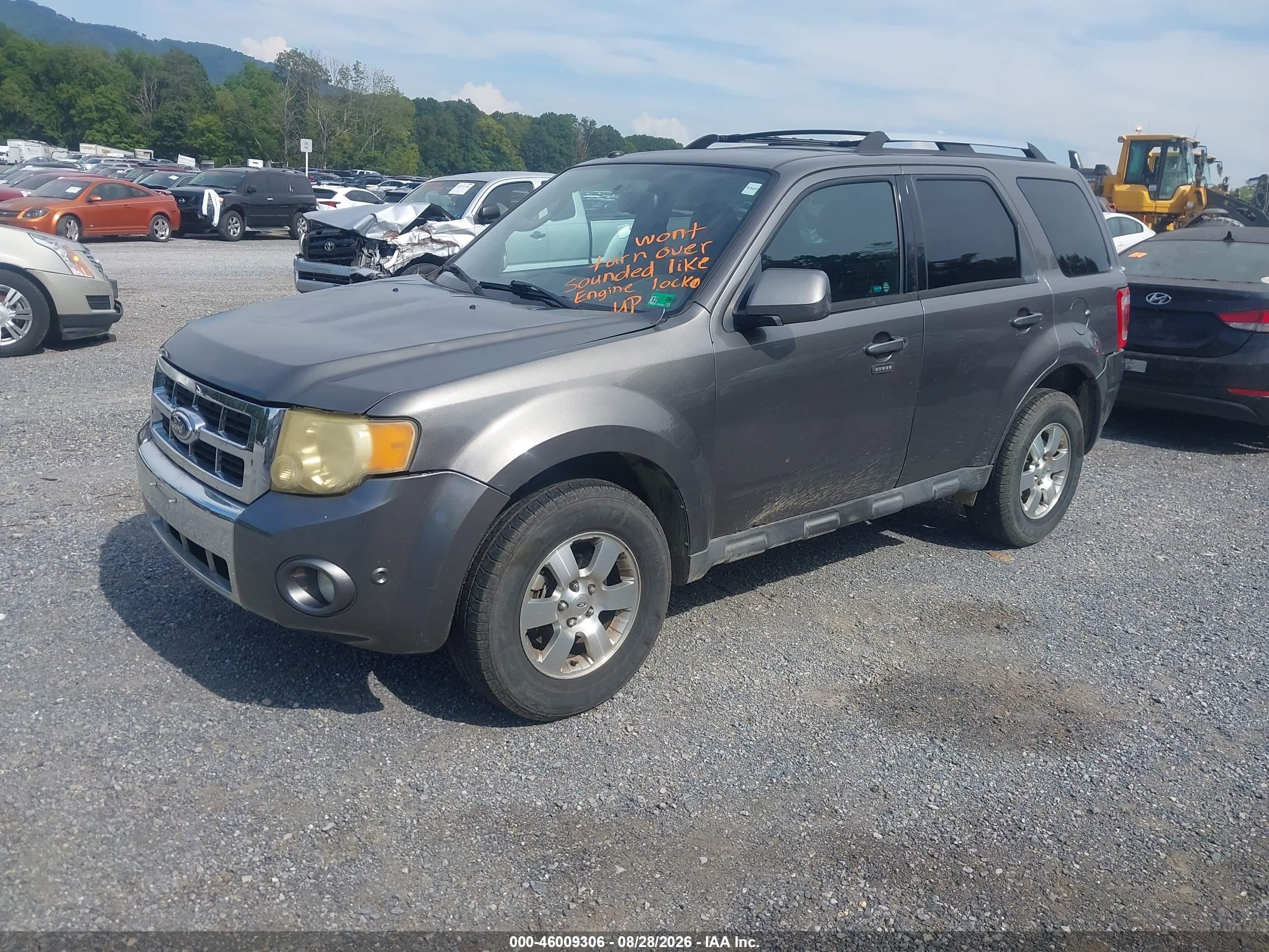 2012 Ford Escape Limited Gray vin: 1FMCU0EGXCKC85284