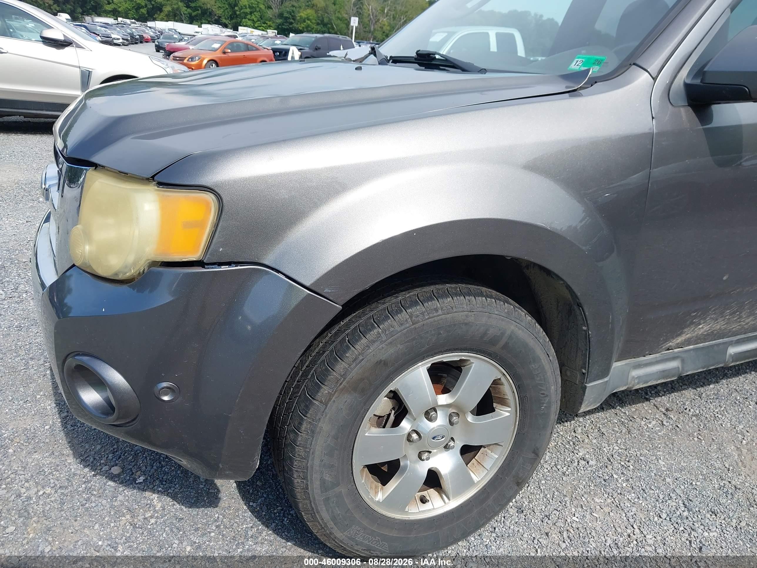 2012 Ford Escape Limited Gray vin: 1FMCU0EGXCKC85284
