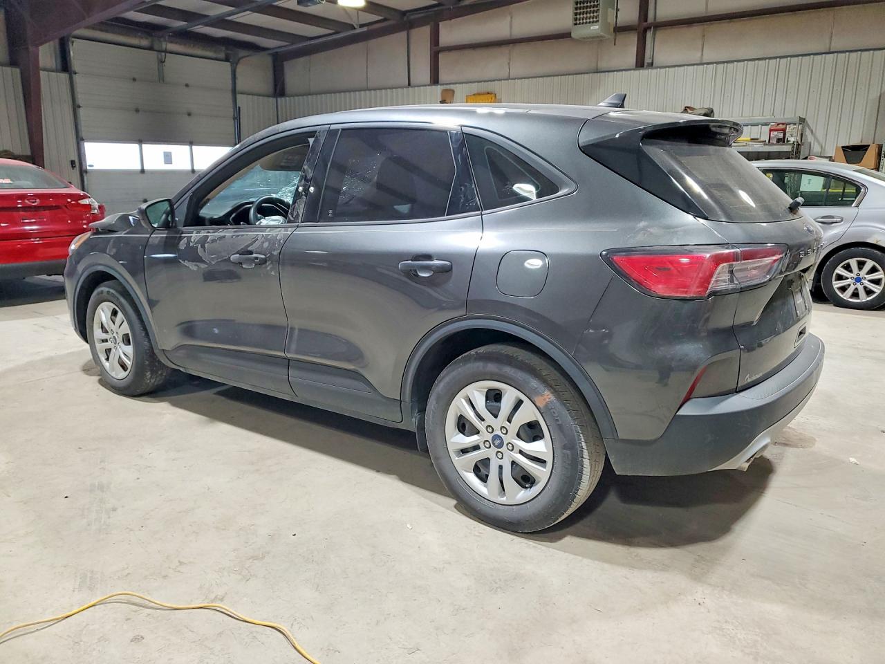 2020 Ford Escape S Gray vin: 1FMCU0F62LUC18561