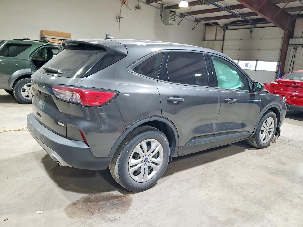 2020 Ford Escape S Gray vin: 1FMCU0F62LUC18561